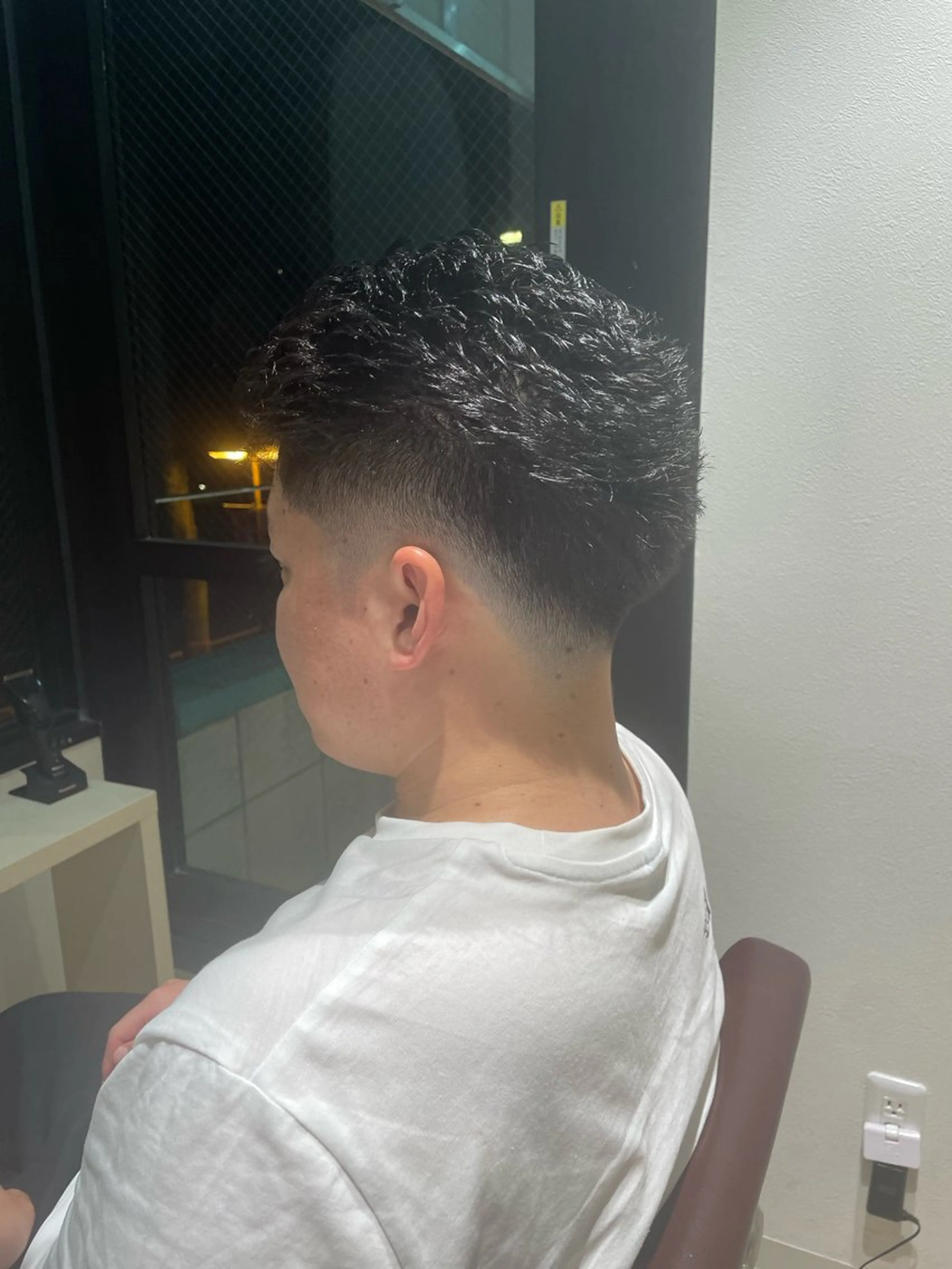 ショート メンズ フェードカット メンズパーマ特化型 ✂️Yusuke✂️のヘアスタイル