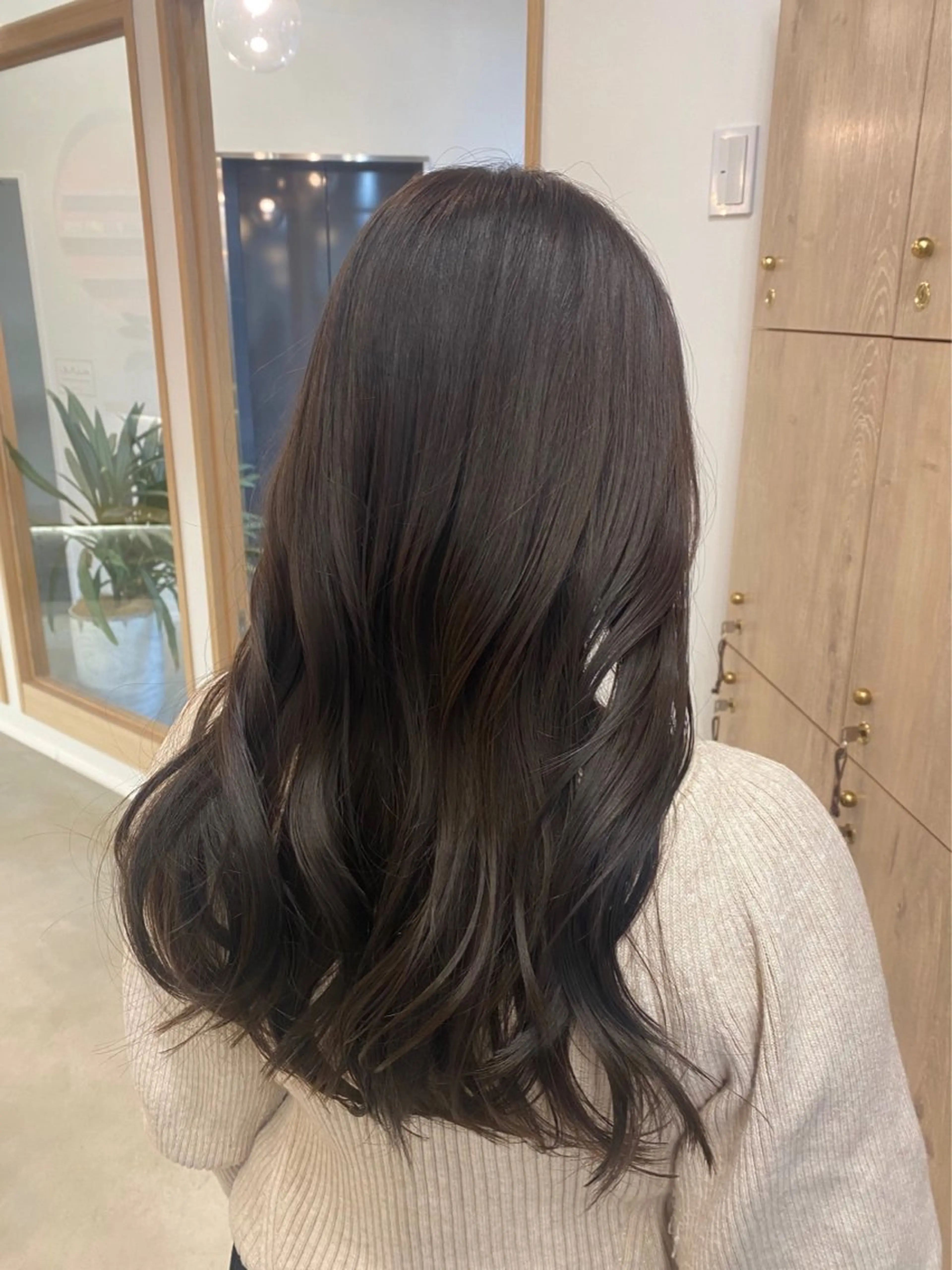 ロング カット ヘアカラー トリートメント sanae /透明感カラーのヘアスタイル