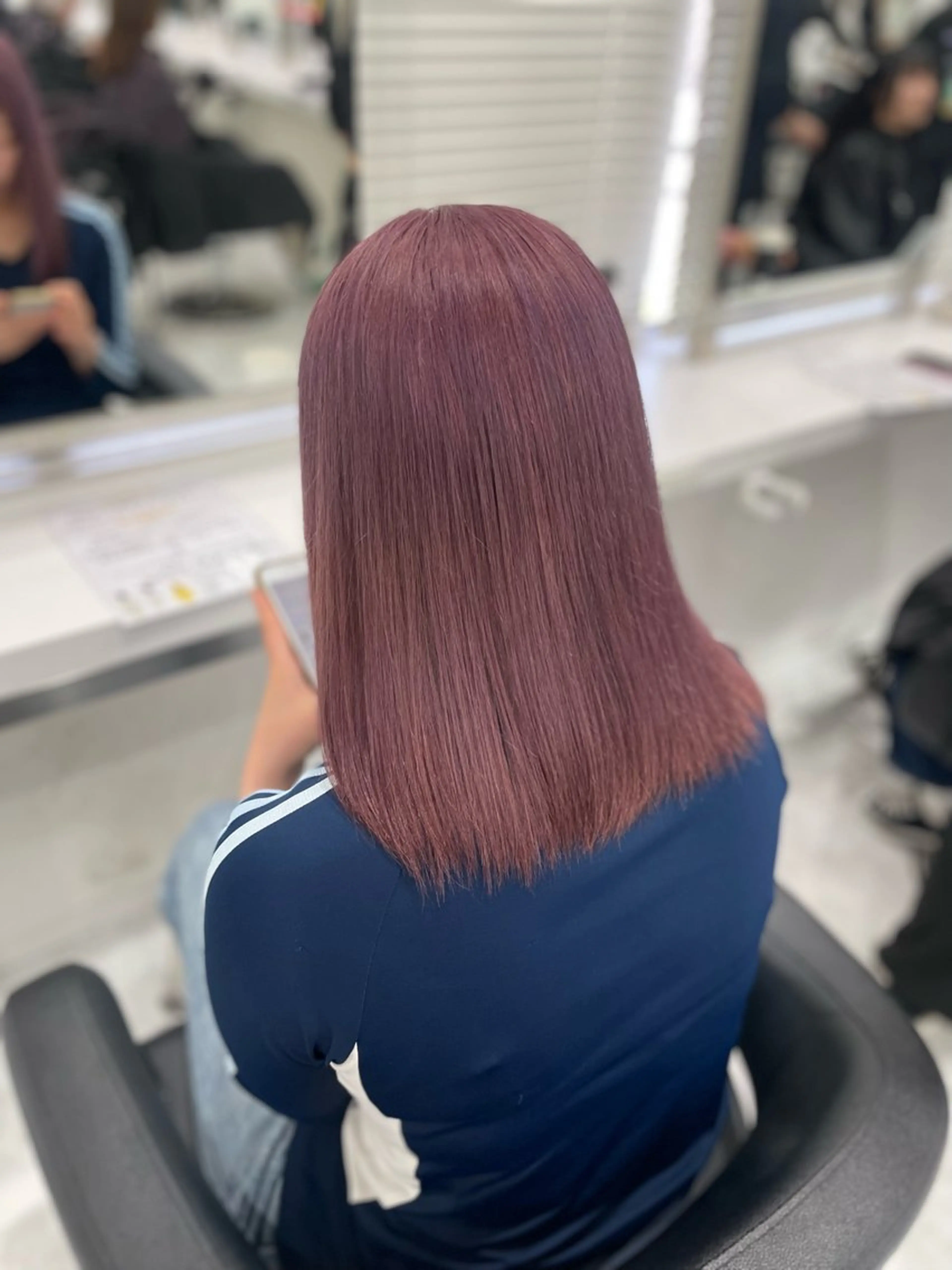 ミディアム カラー ヘアカラー トリートメント 💗トレンドモテヘア Natsumi 💗のヘアスタイル