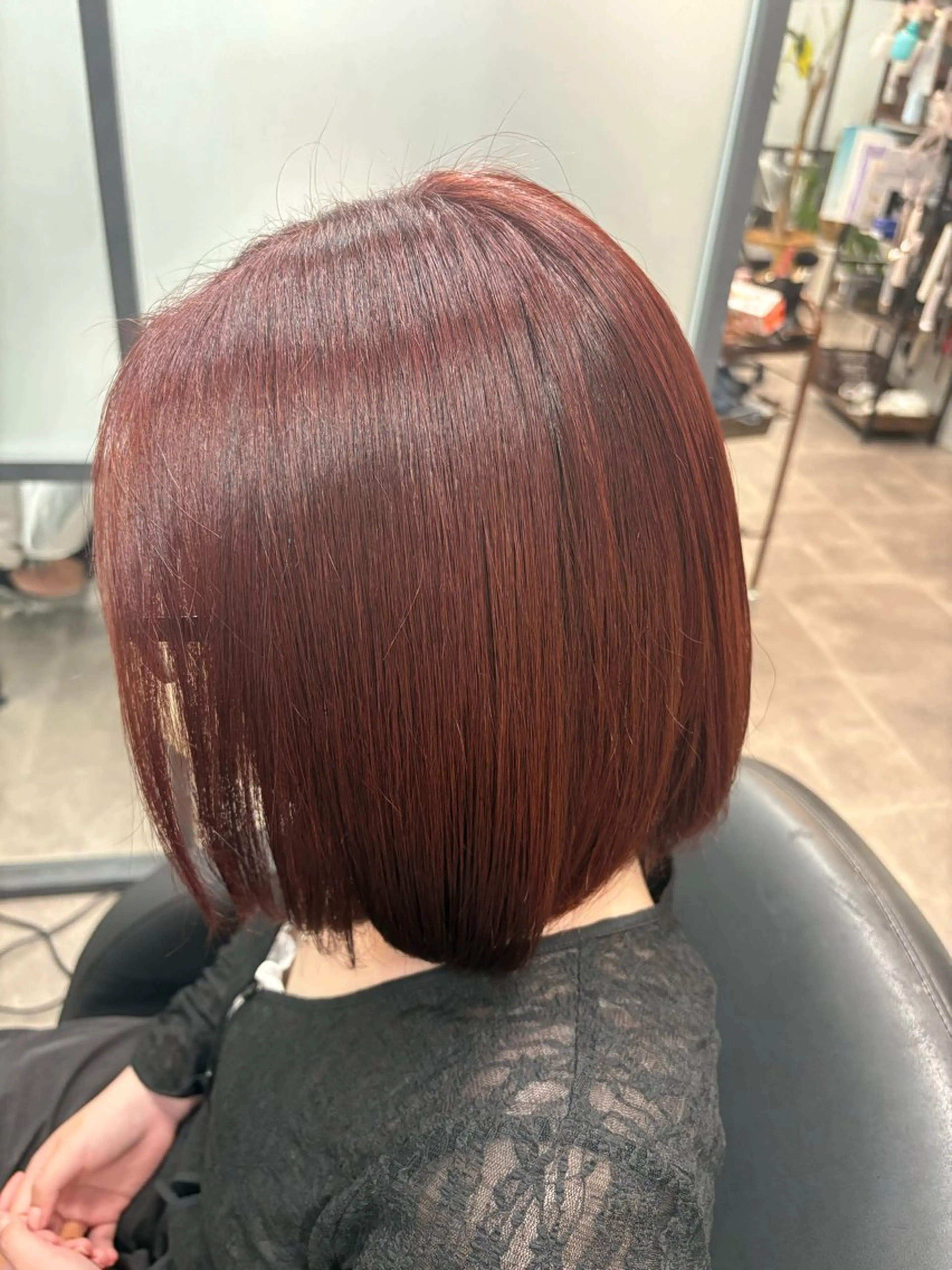ミディアム カラー ヘアカラー トリートメント ALLEN hair /まなのヘアスタイル