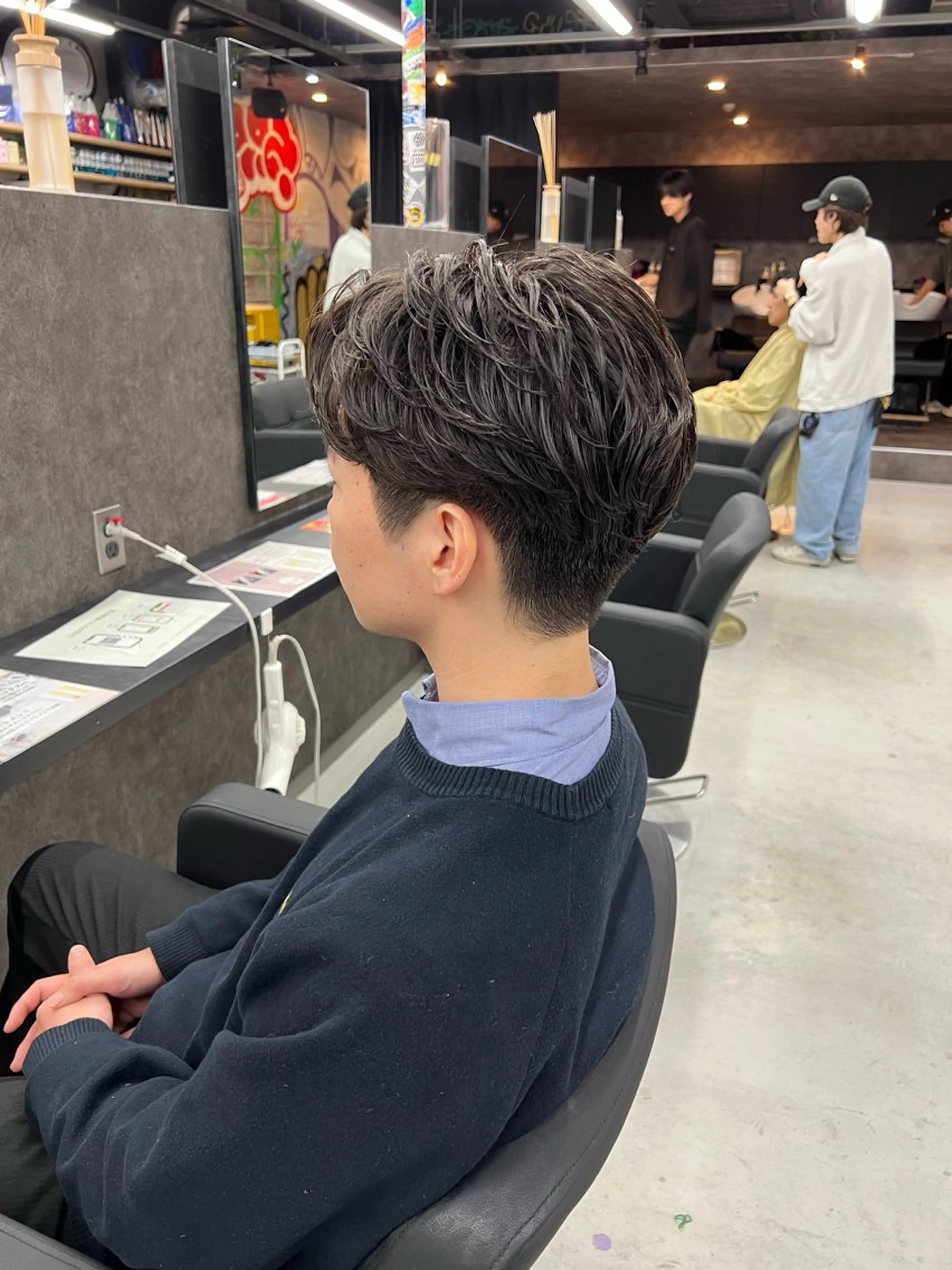 ショート パーマ メンズ 錦糸町/Men's cutパーマ石川史弥のヘアスタイル