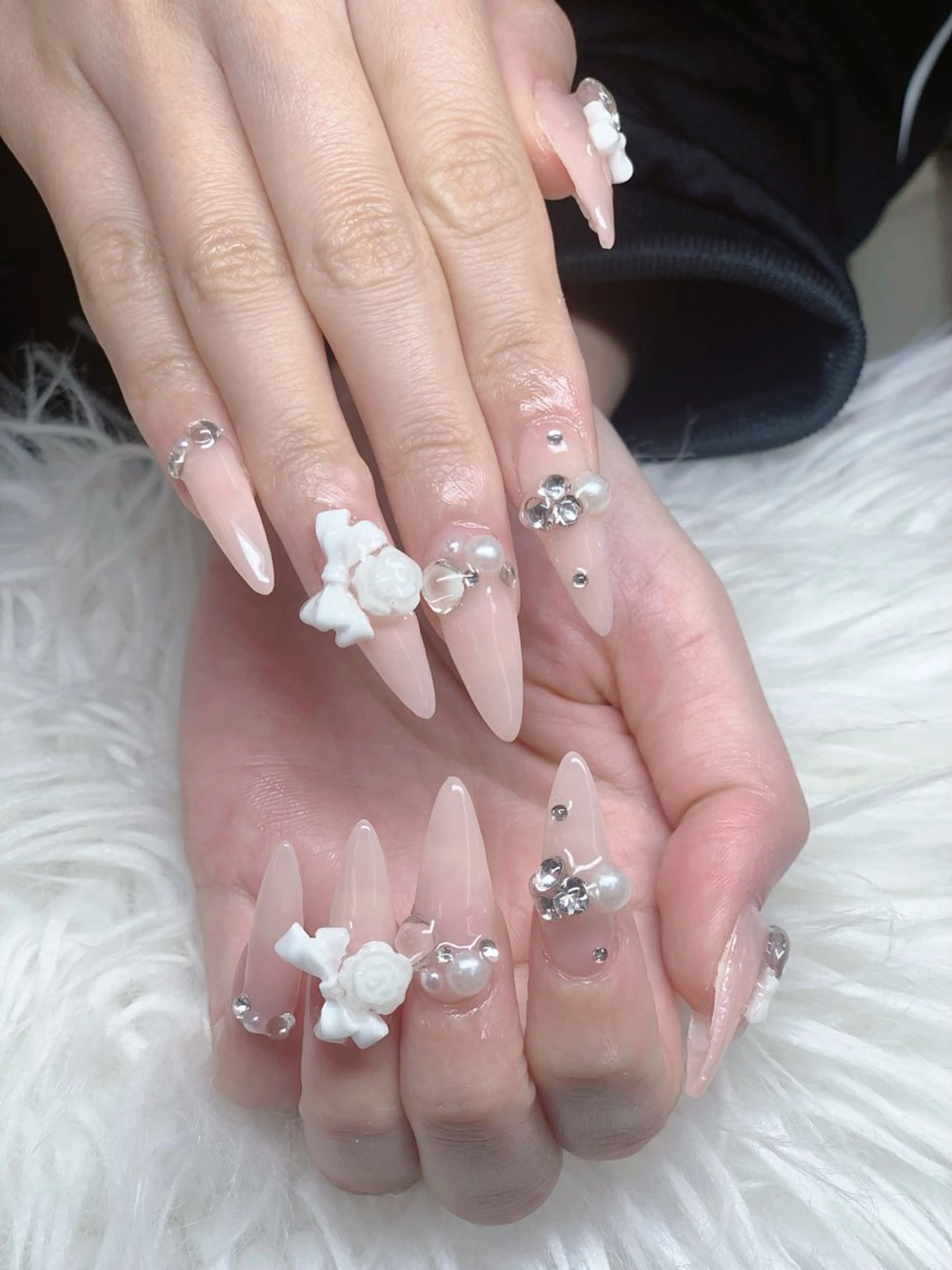 ネイル ハンドネイル Anh ゴテゴテネイルのネイルデザイン