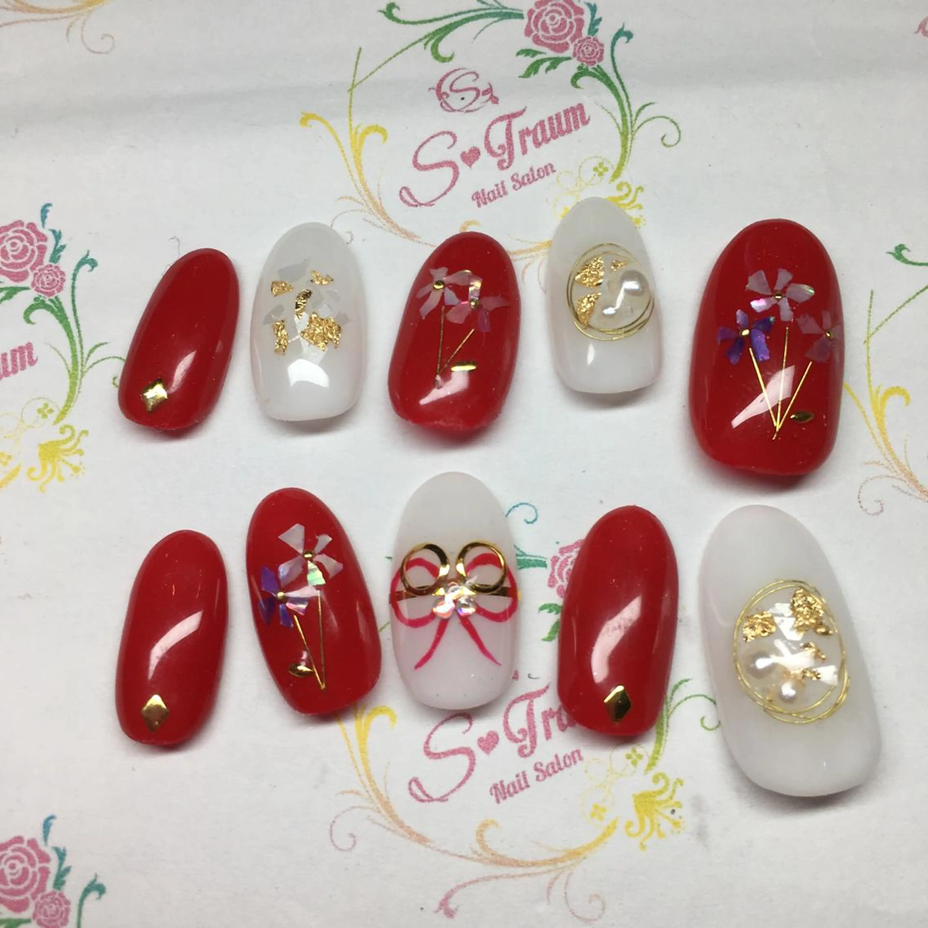 ネイル 成人式 ネイルチップ Nail Salon S-Traumのネイルデザイン