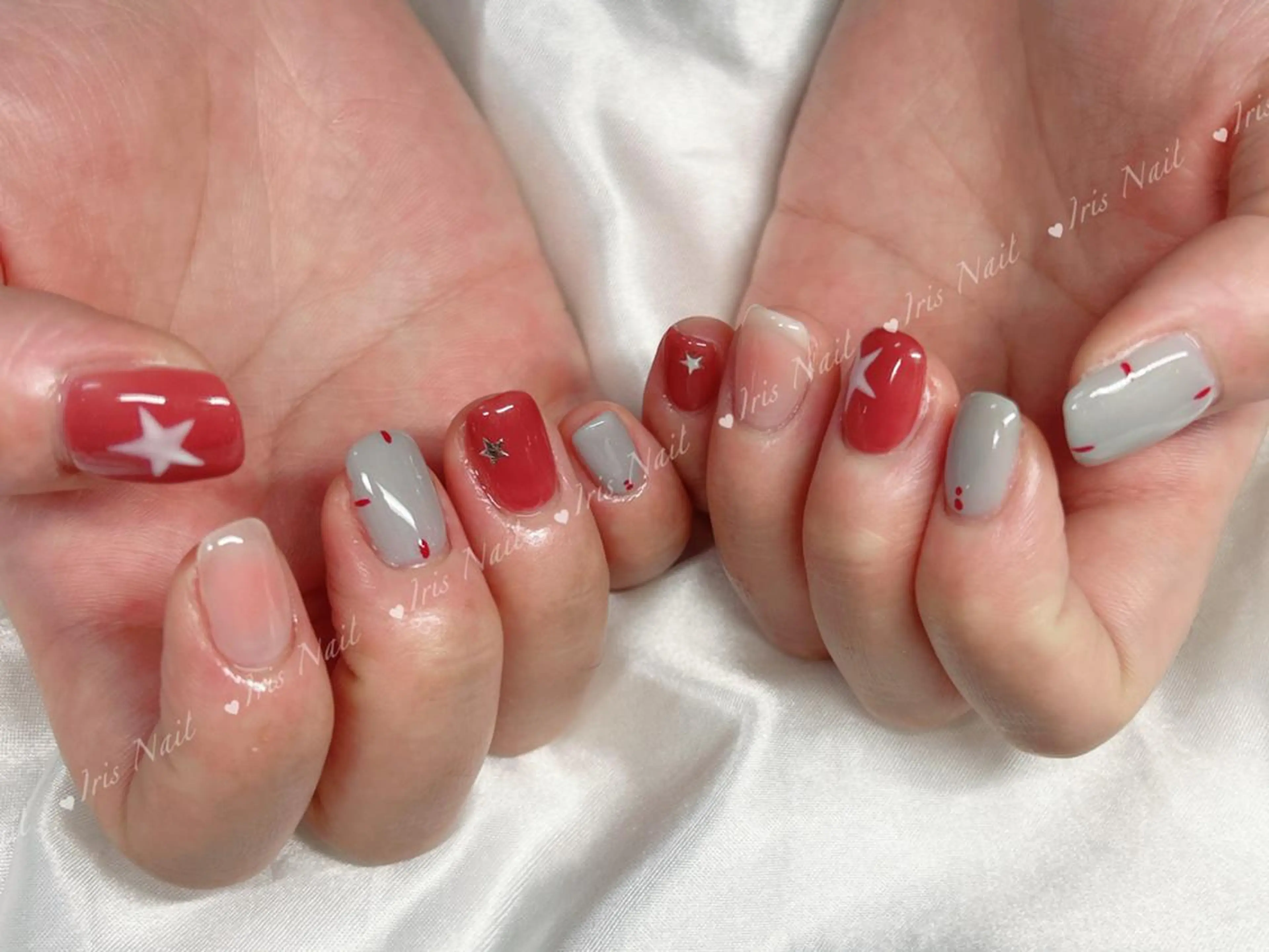 ネイル シンプルネイル ハンドネイル ハンドケア 🍒IRIS Nail🌸のネイルデザイン