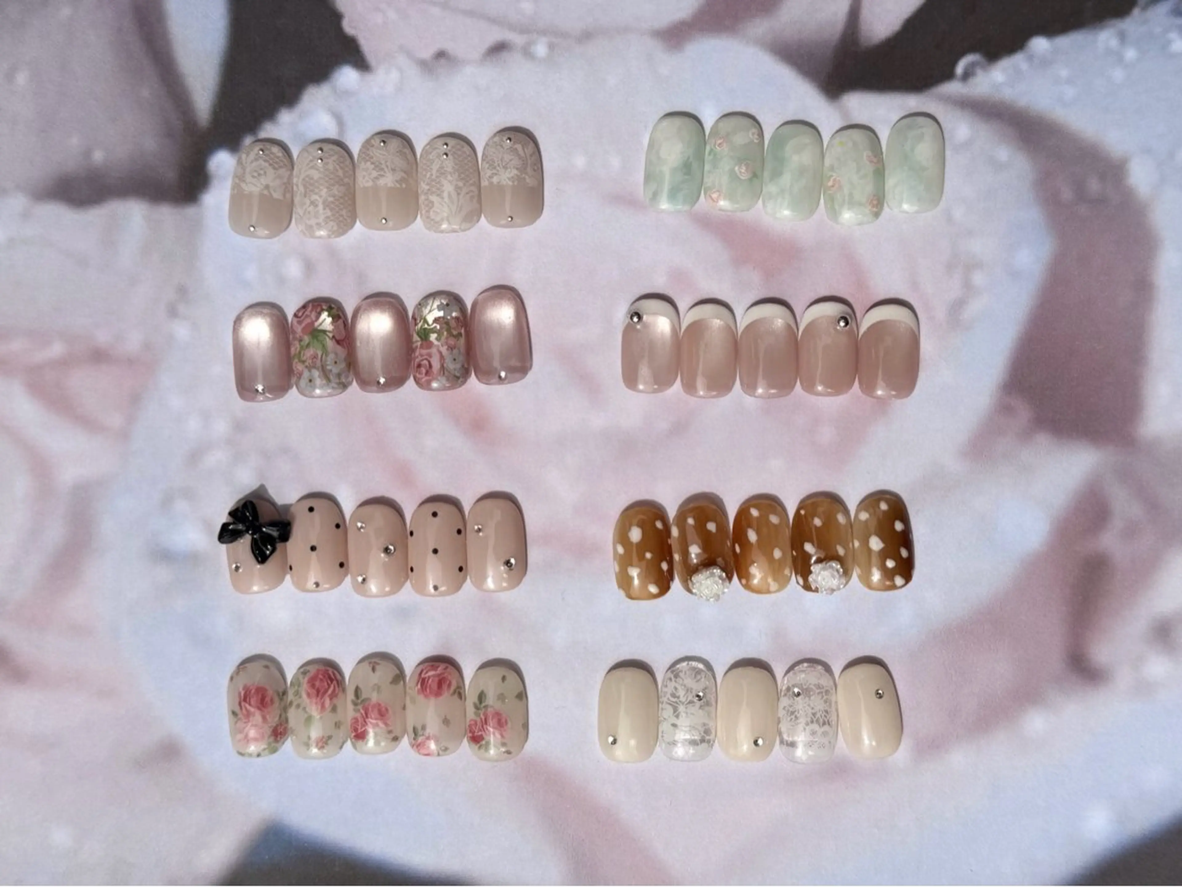 ［ジェルオフなし]新生活に向けて🍵season design course🌸￥8,800の写真