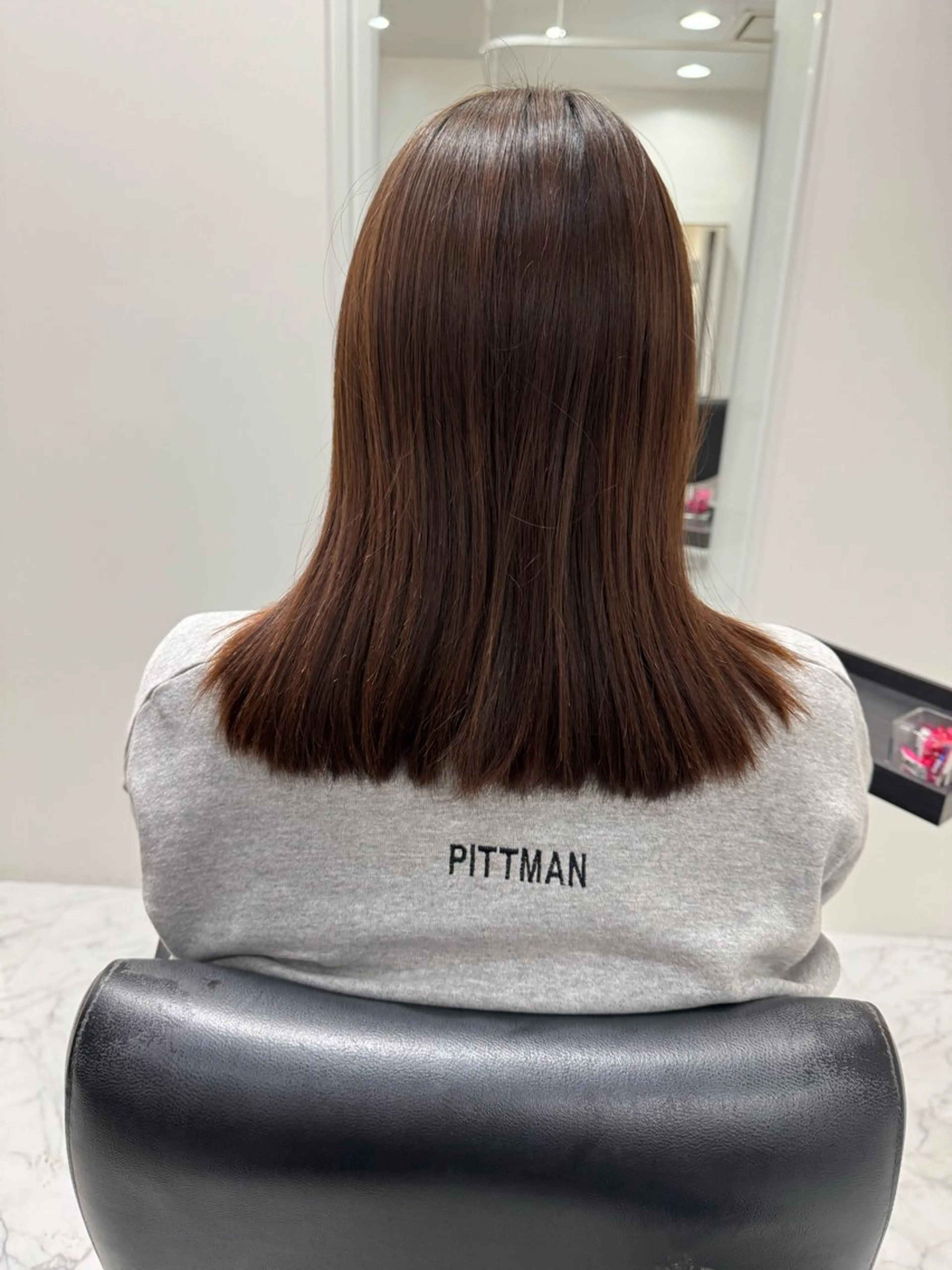 ロング シールエクステ エクステ 韓国風ヘア ロング 濱川響太レディース カットモデルのヘアスタイル