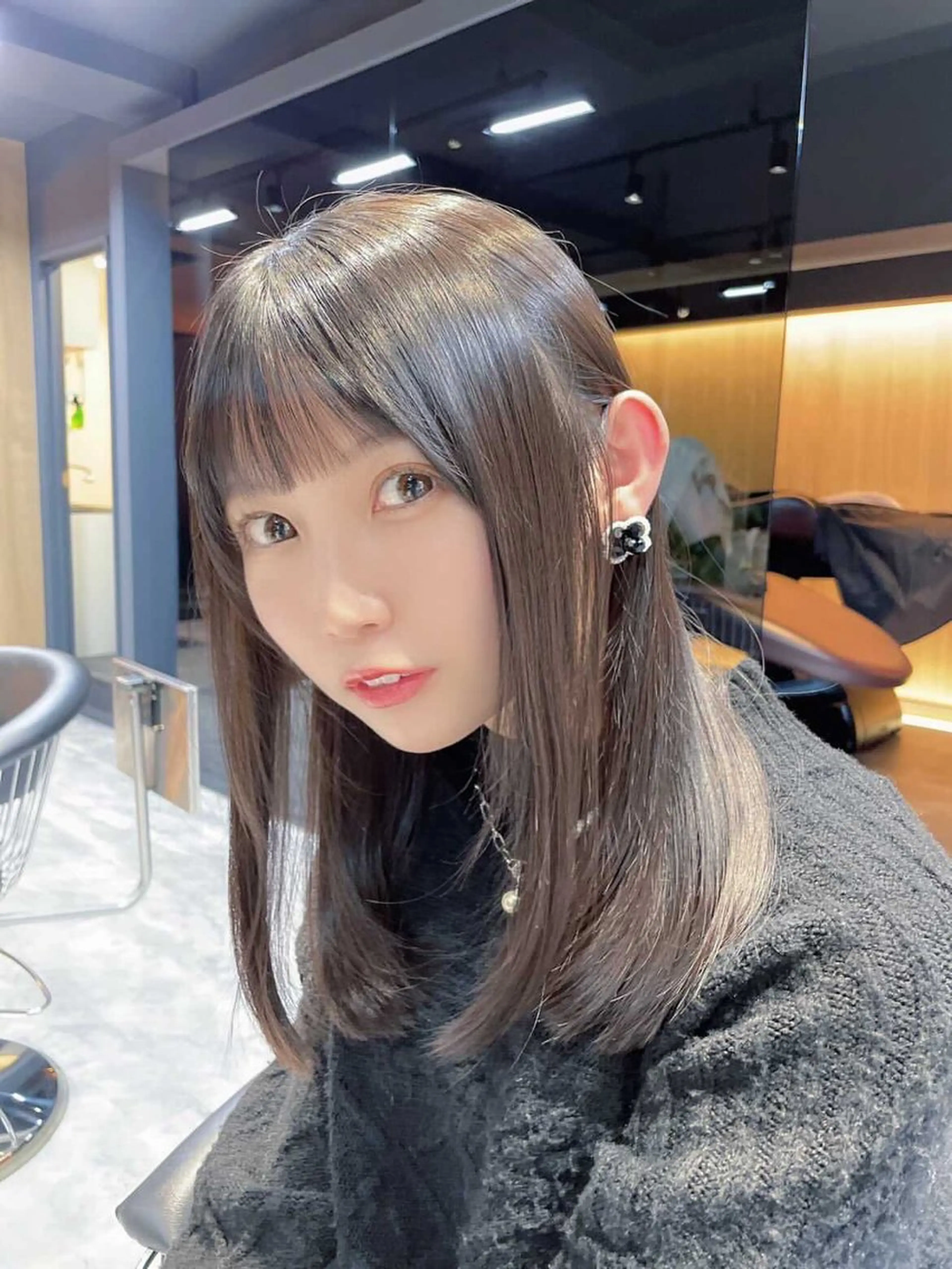 🍀ご新規様限定🍀酸性ストレート+カラー+髪質改善酸熱トリートメントの写真