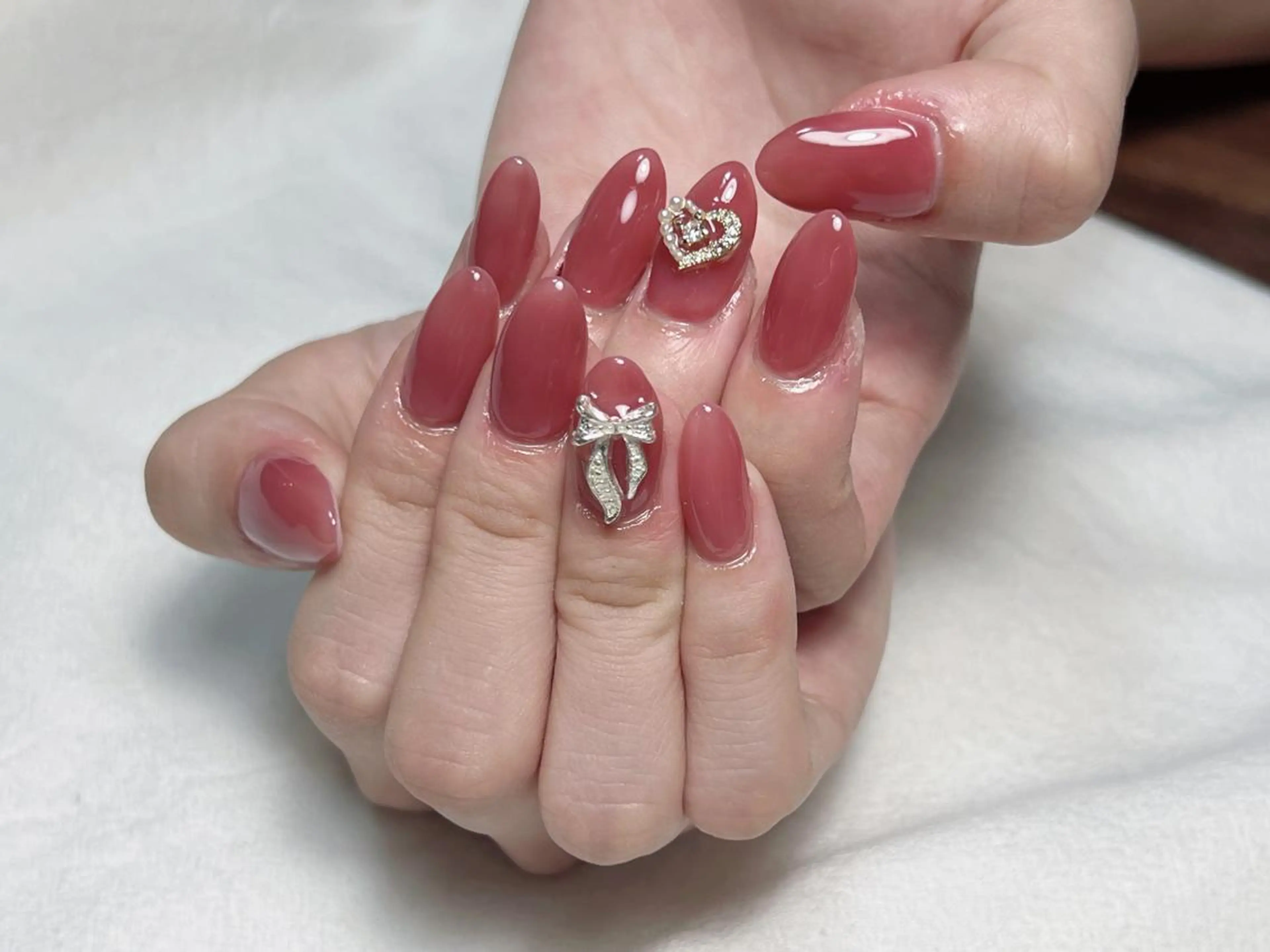 ネイル スカルプネイル ワンホンネイル lucky nail 歌舞伎町のネイルデザイン