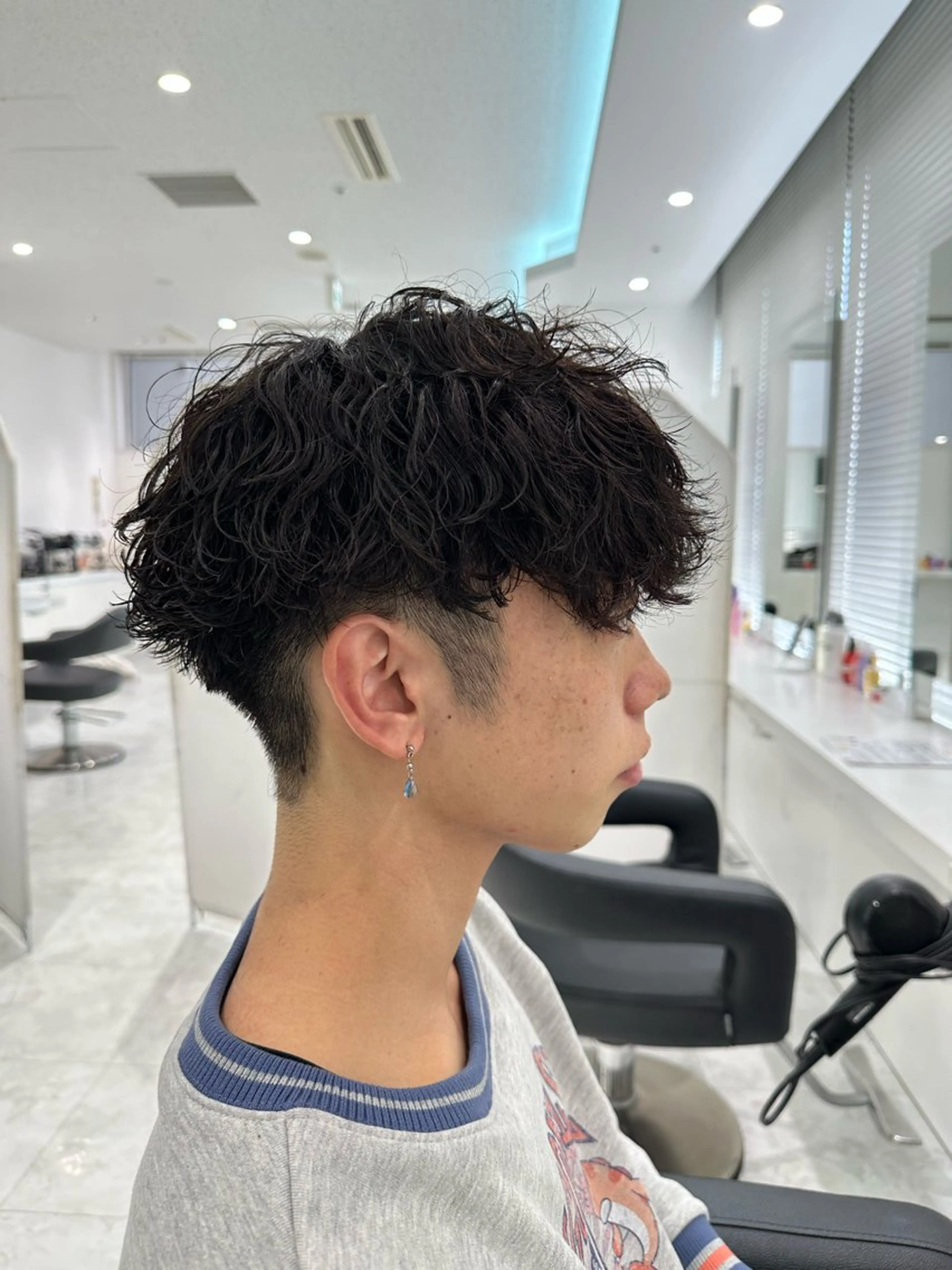 パーマ メンズ カット パーマ 🐺韓国風メンズ特化 あさひ🐺のヘアスタイル