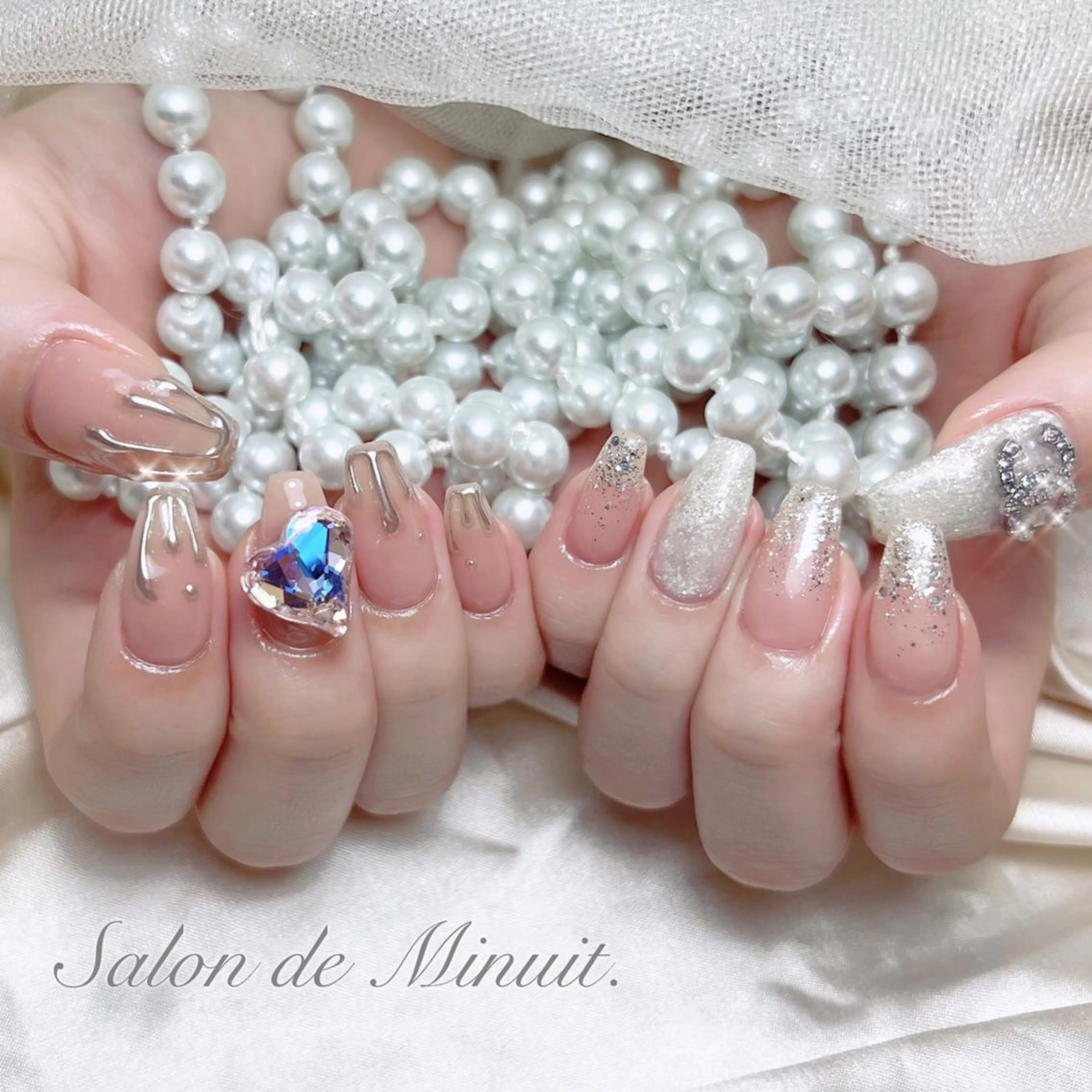 🎀画像持込OK【Hand】持ち込みデザイン150分やり放題9800(時間内でアートし、パーツ何でもok）🎀の写真