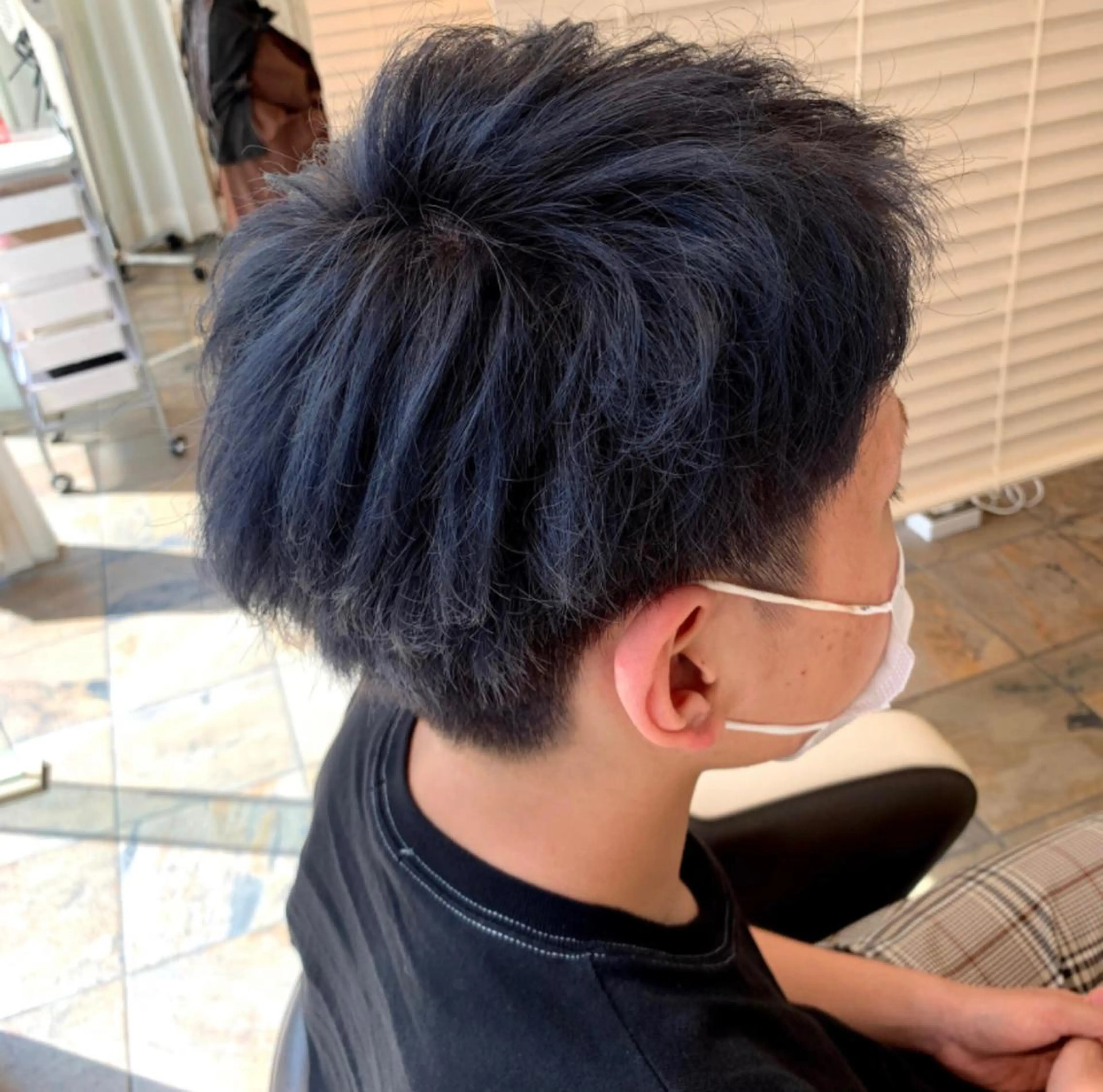 ショート カラー メンズ 再現性×メンズヘア/ 表参道/MOMONEのヘアスタイル