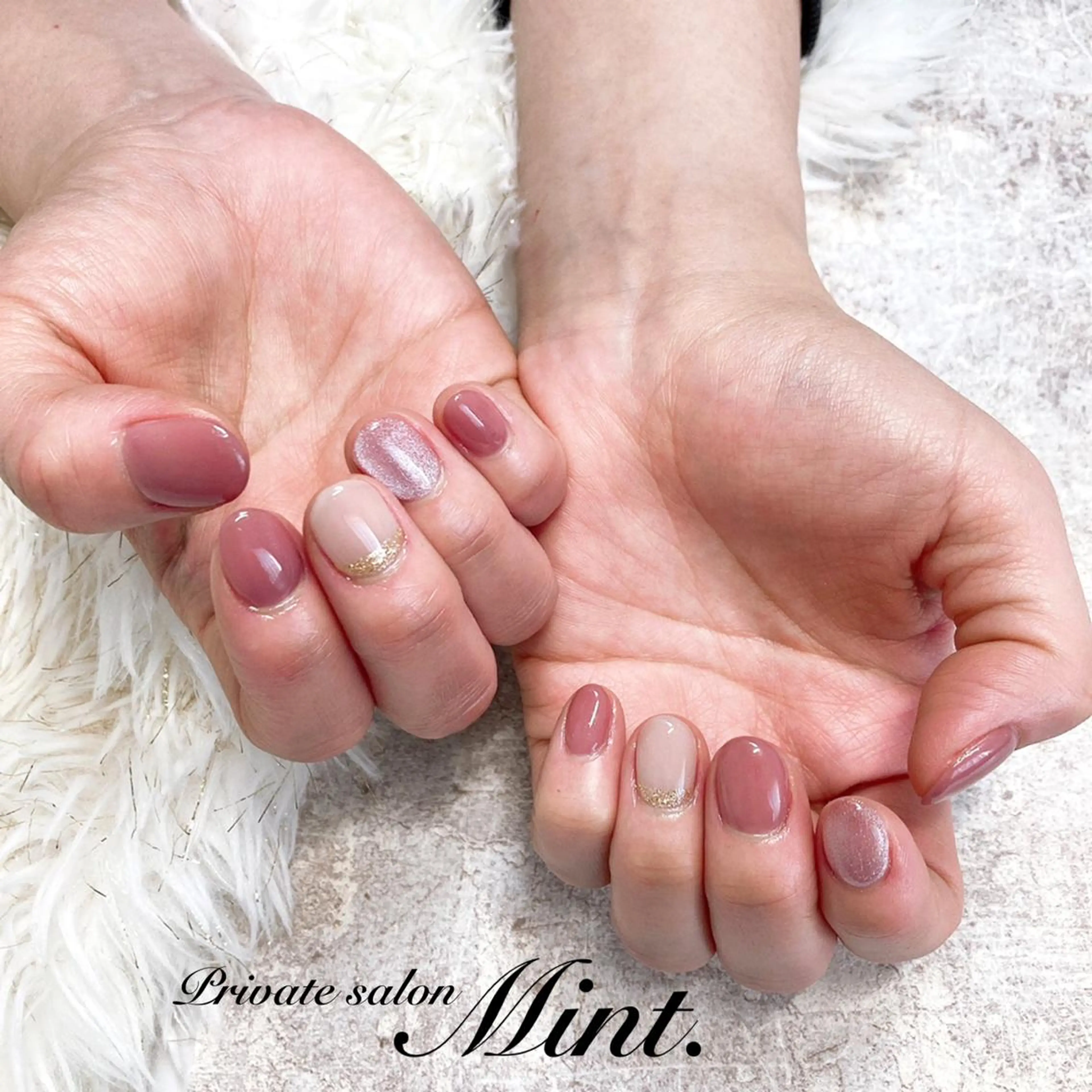 ショート ネイル ジェルネイル Mint. nailのネイルデザイン