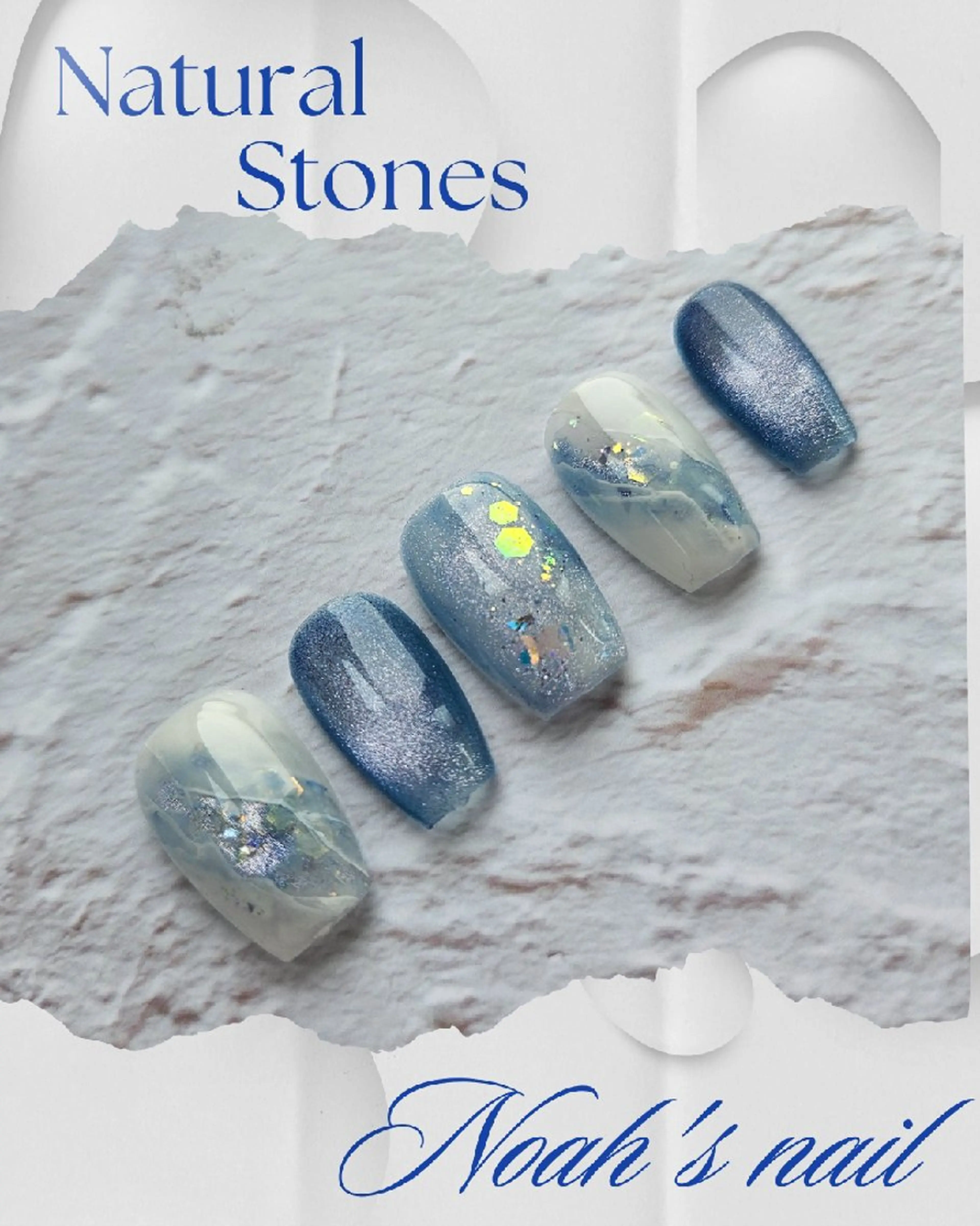 ネイル マグネットネイル ハンドネイル Noah'snail   のネイルデザイン