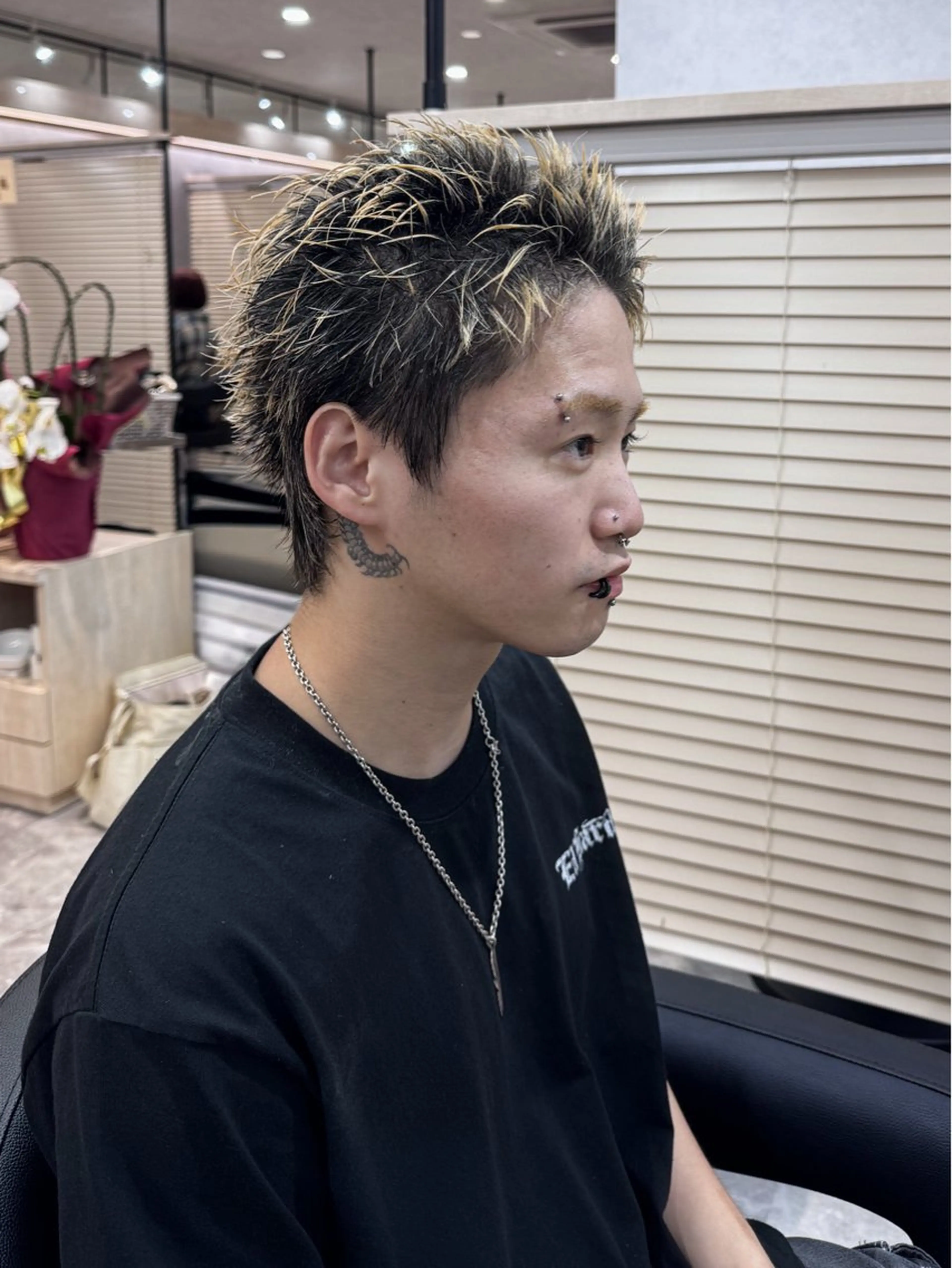 ショート メンズ スパイキーショート ショートヘア カット パーマ 堀 舜介/メンズカットのヘアスタイル