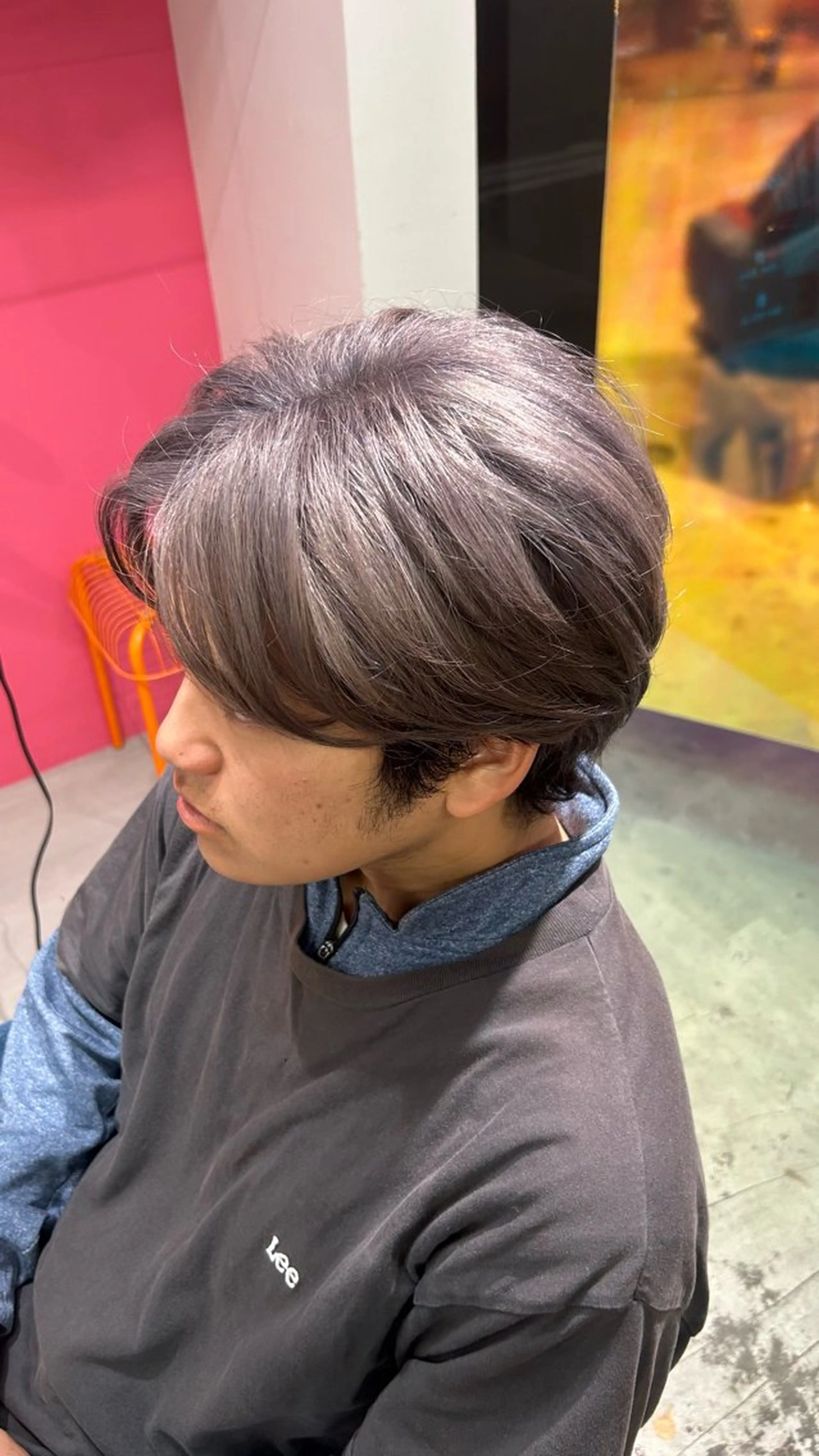 ショート カラー メンズ シルバー Maelle 元町【マエル】所属・rococo./ 清穏🌈💗🦋のマツエク・マツパデザイン