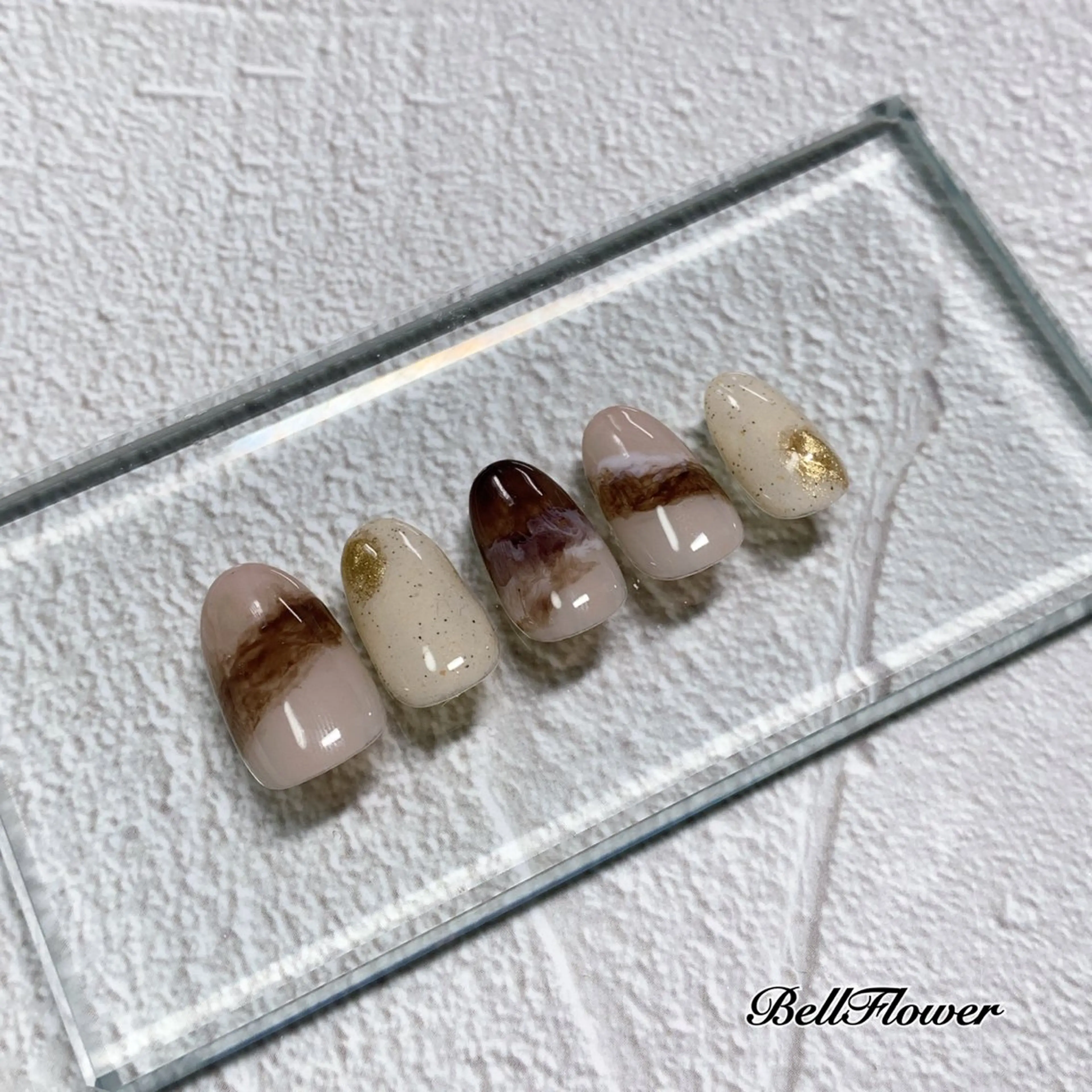 ネイル ハンドネイル Bell Flowerのネイルデザイン