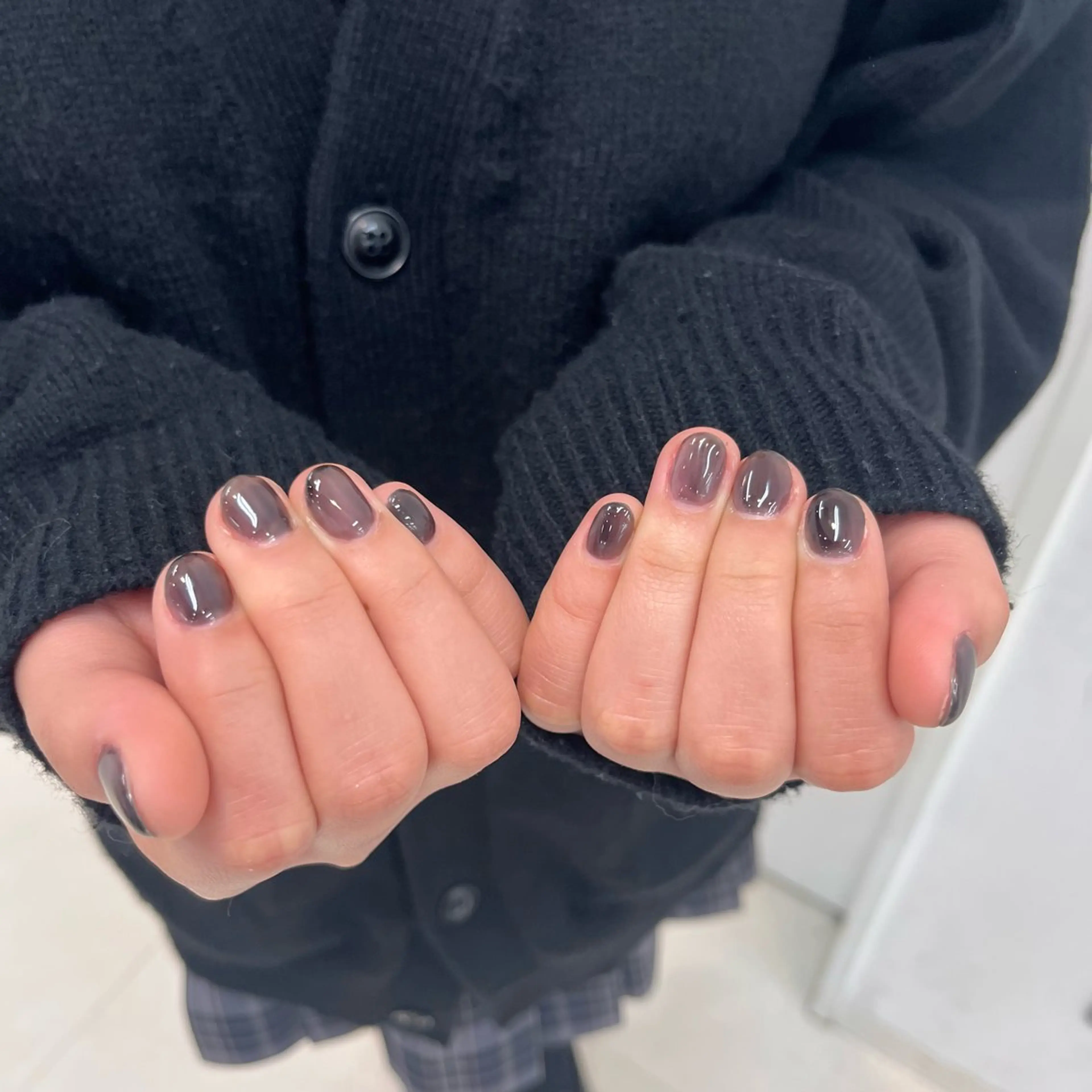 ネイル ワンカラーネイル SHELL NAIL 🐰ｎｏａ🐶のネイルデザイン