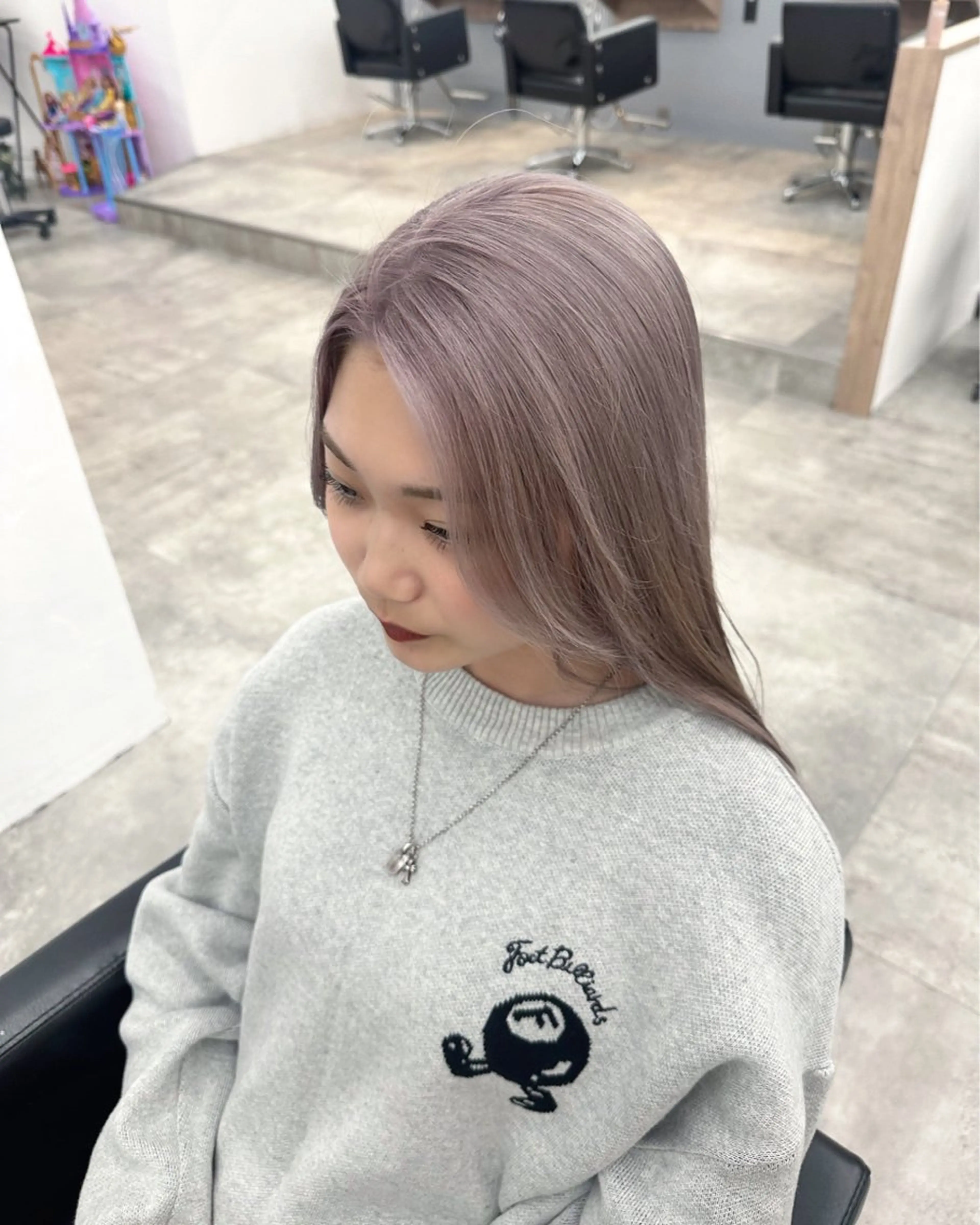 ロング カラー 顔まわりカット/艶髪 カラー✨けいとのヘアスタイル