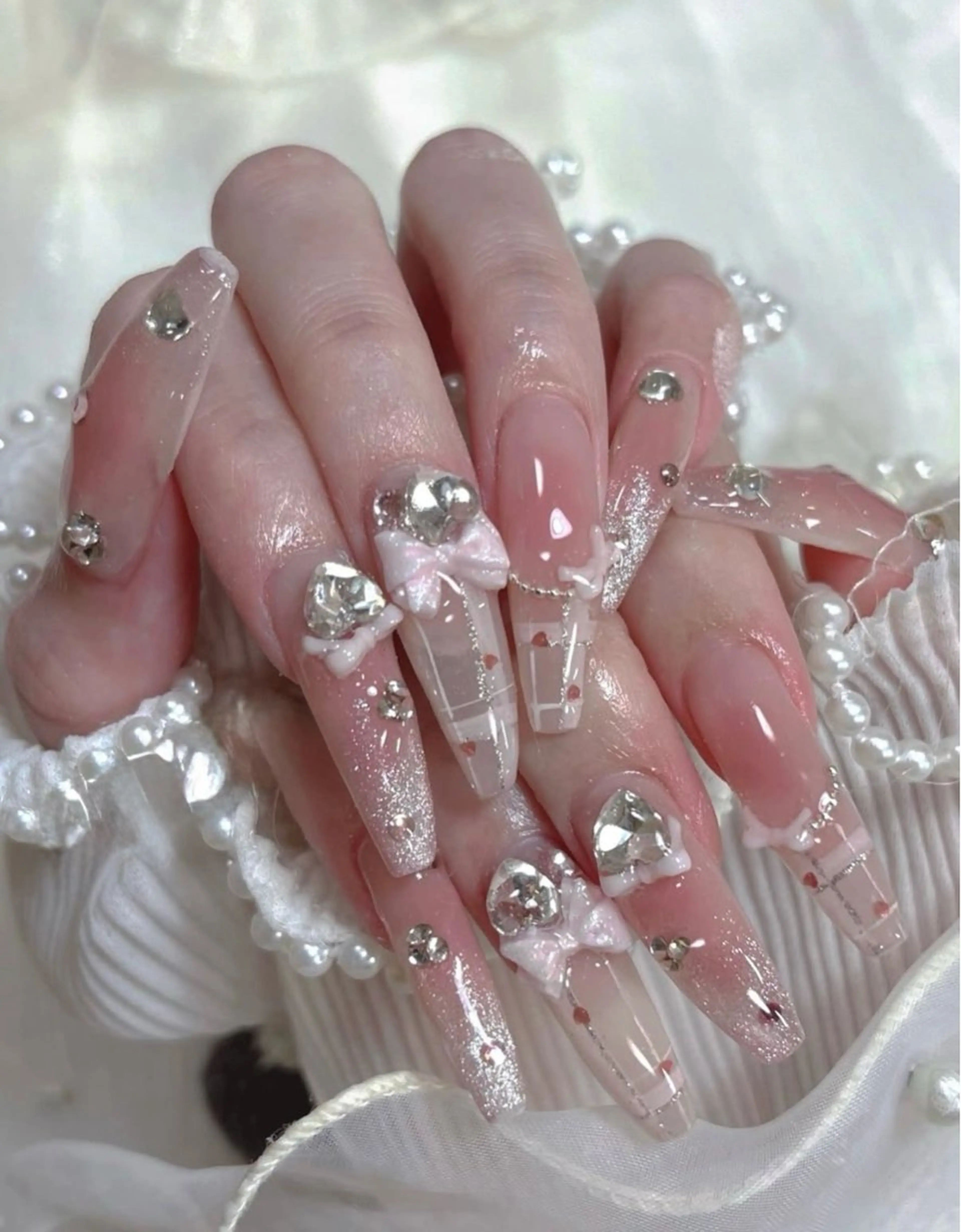 ネイル 韓国ネイル ニュアンスネイル シンプルネイル ワンホンネイル Nihonthy Nail 新宿のネイルデザイン