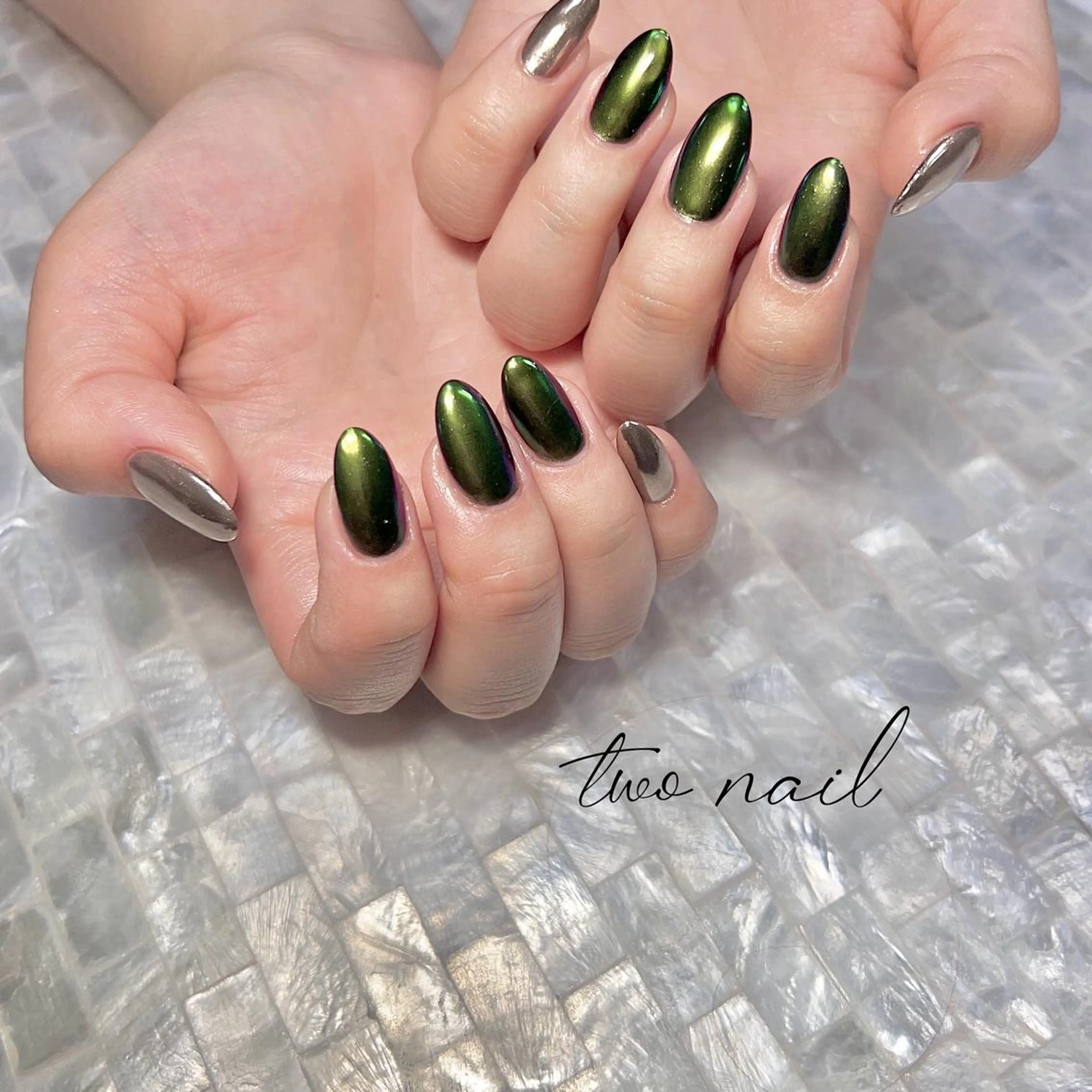 ネイル アートネイル オーロラネイル フットネイル ハート ニュアンスネイル ハンドネイル two nailのネイルデザイン