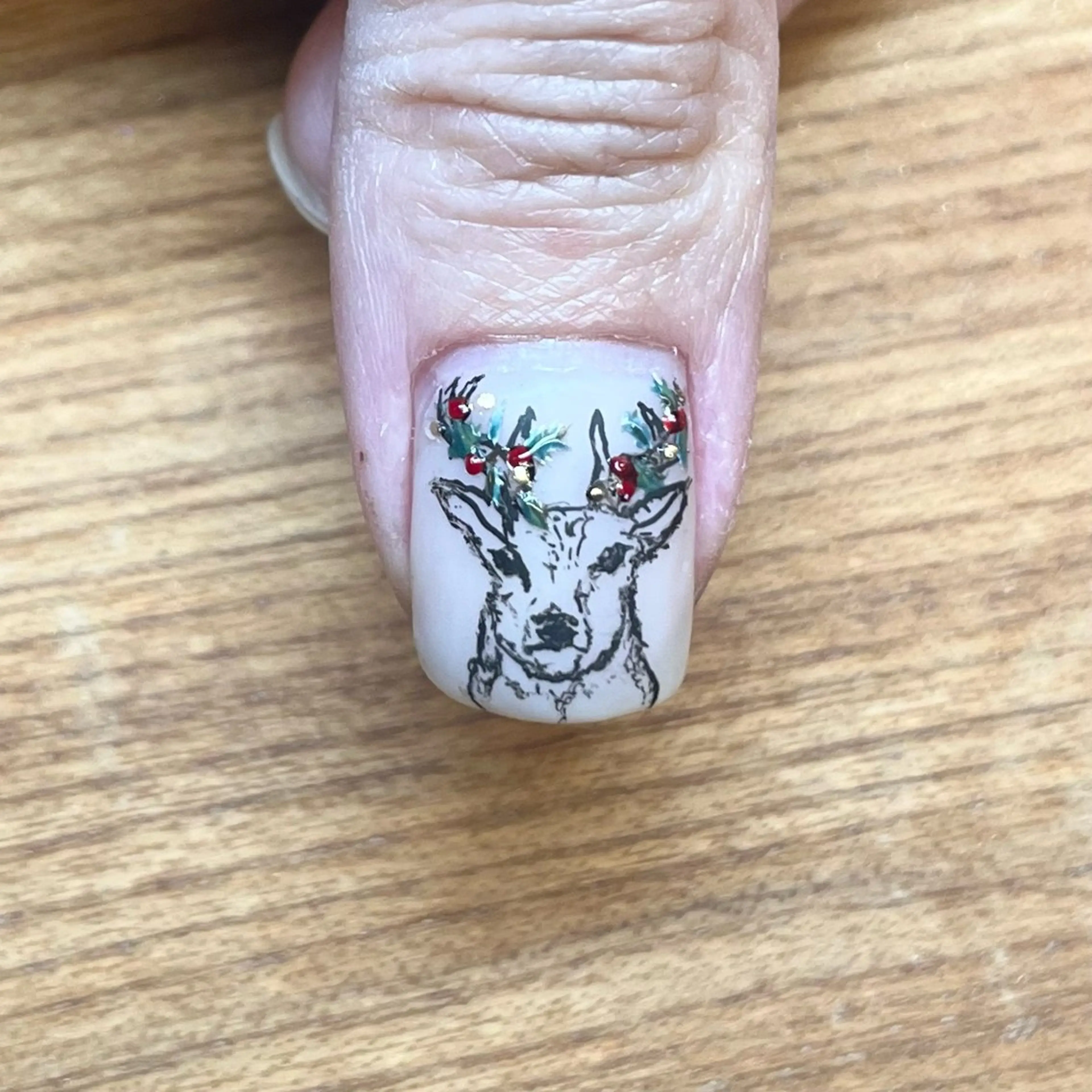 ネイル 冬ネイル クリスマス 駒沢大学sususu nailのネイルデザイン