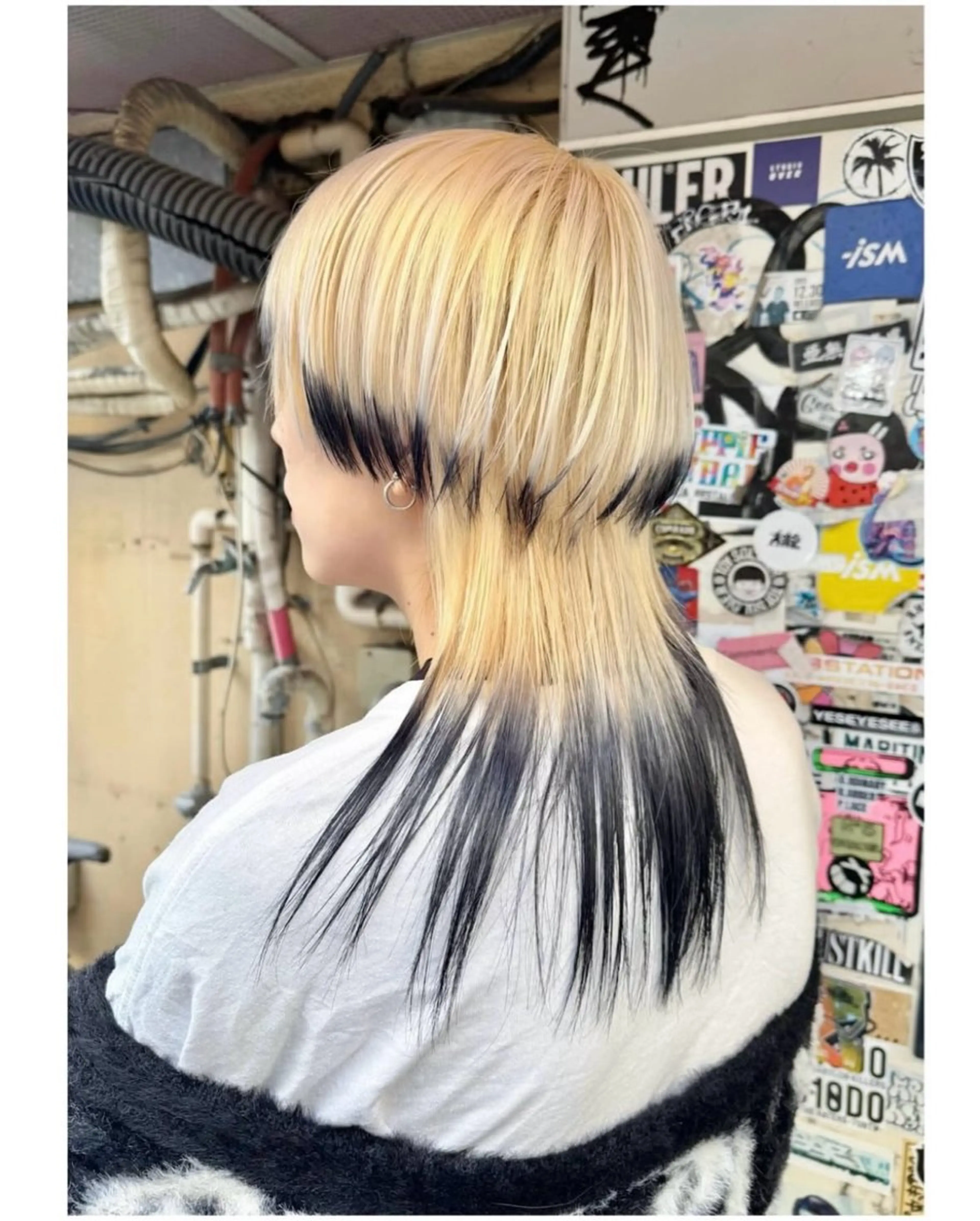 カラー 黒髪 ブロンド ホワイトブロンド ヘアカラー TSUNO🦖 派手髪/オタク美容師のヘアスタイル