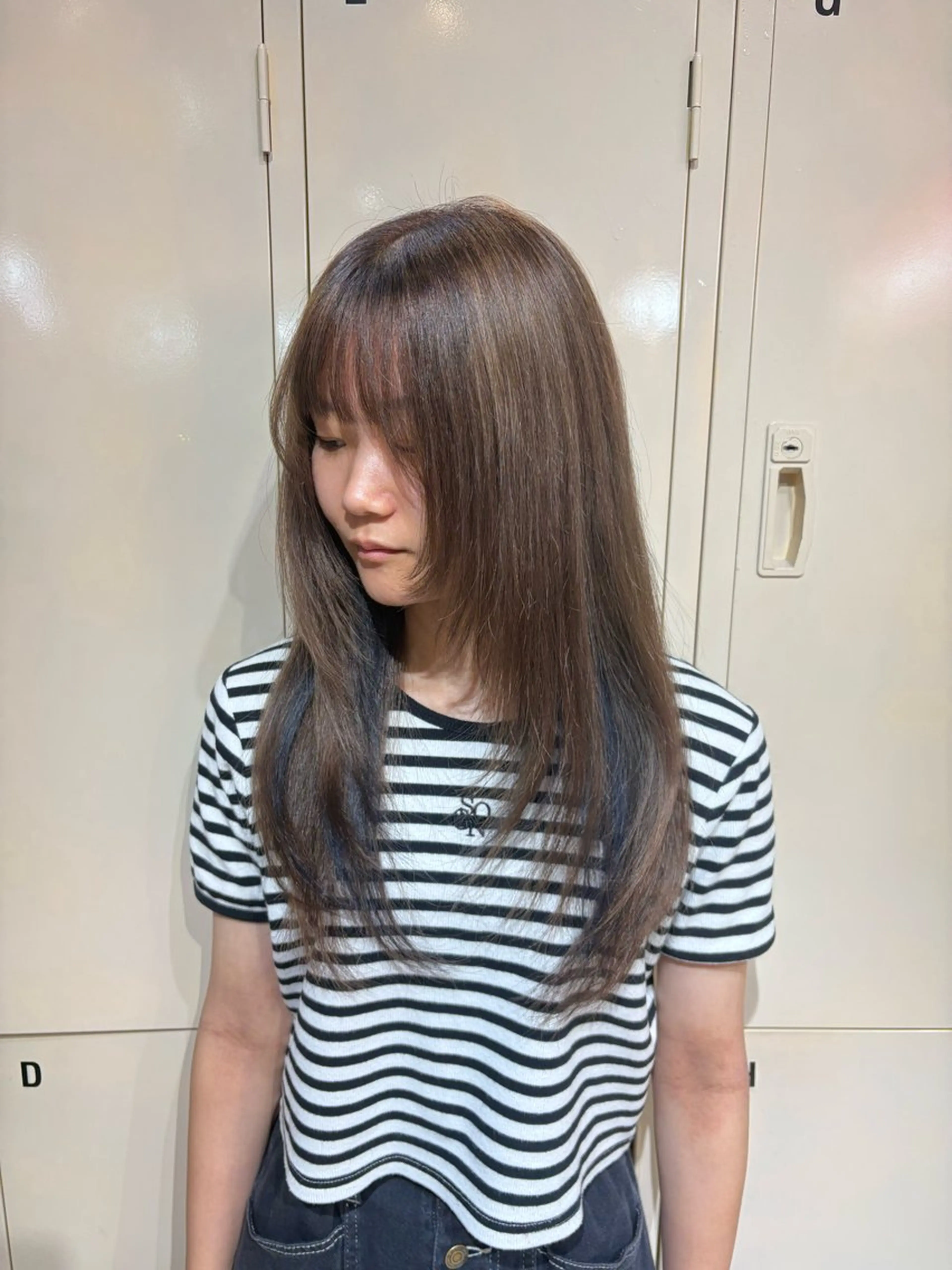 ロング カラー 🧤高明度ハイトーン 🧤莉音のヘアスタイル