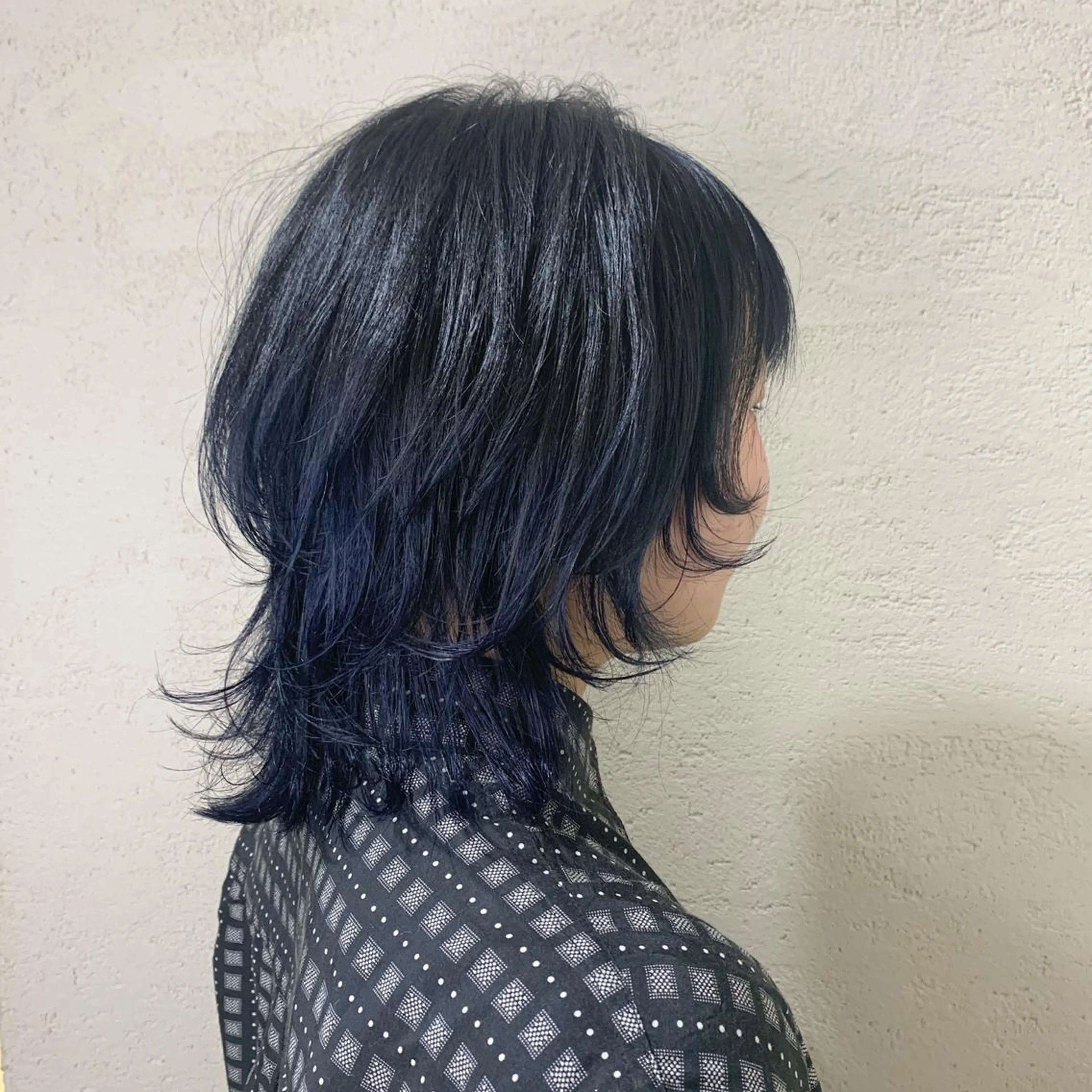 ミディアム ウルフカット 池袋/透明感カラー 🎀Yuri🎀のヘアスタイル