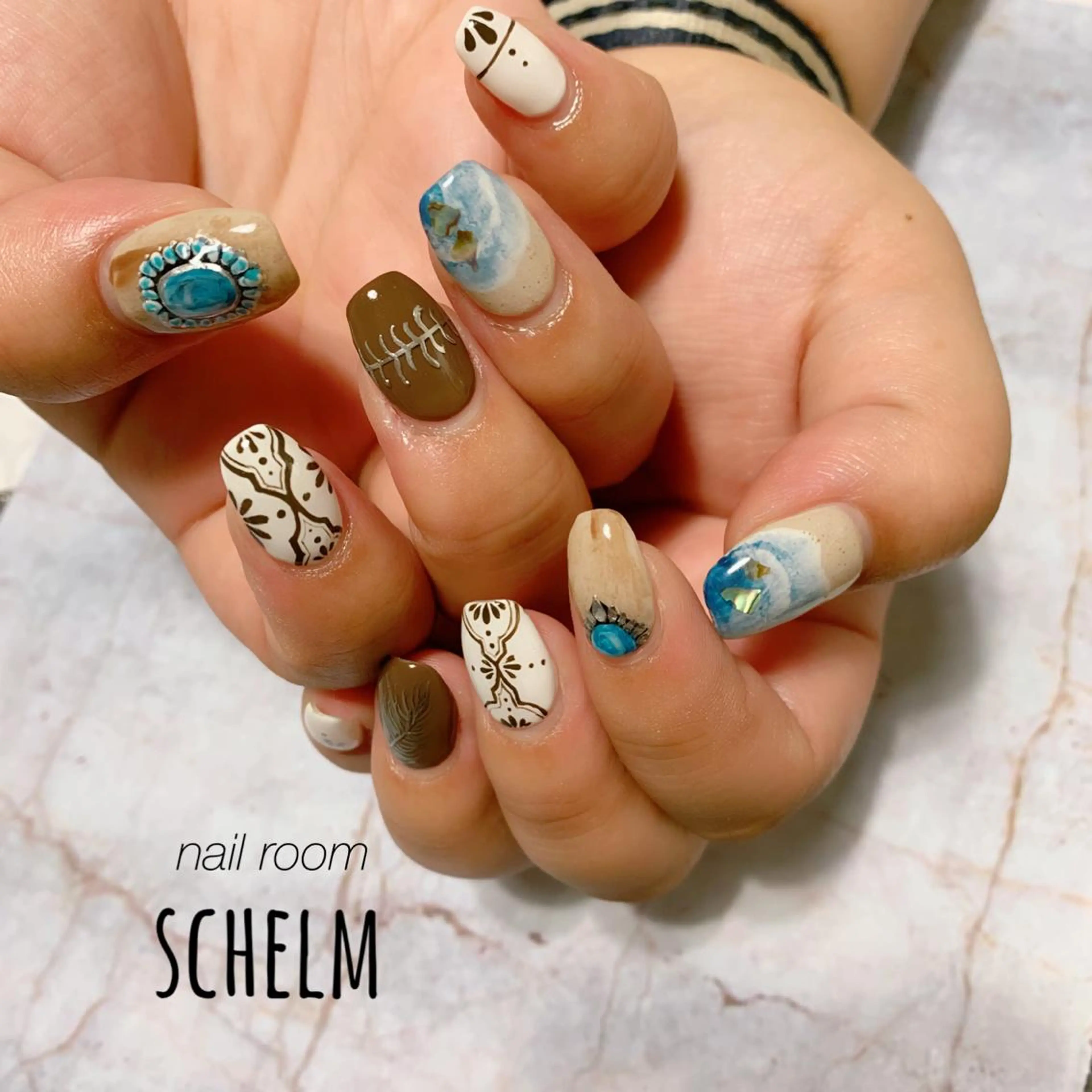 ネイル ハンドネイル nail room シュレムのネイルデザイン