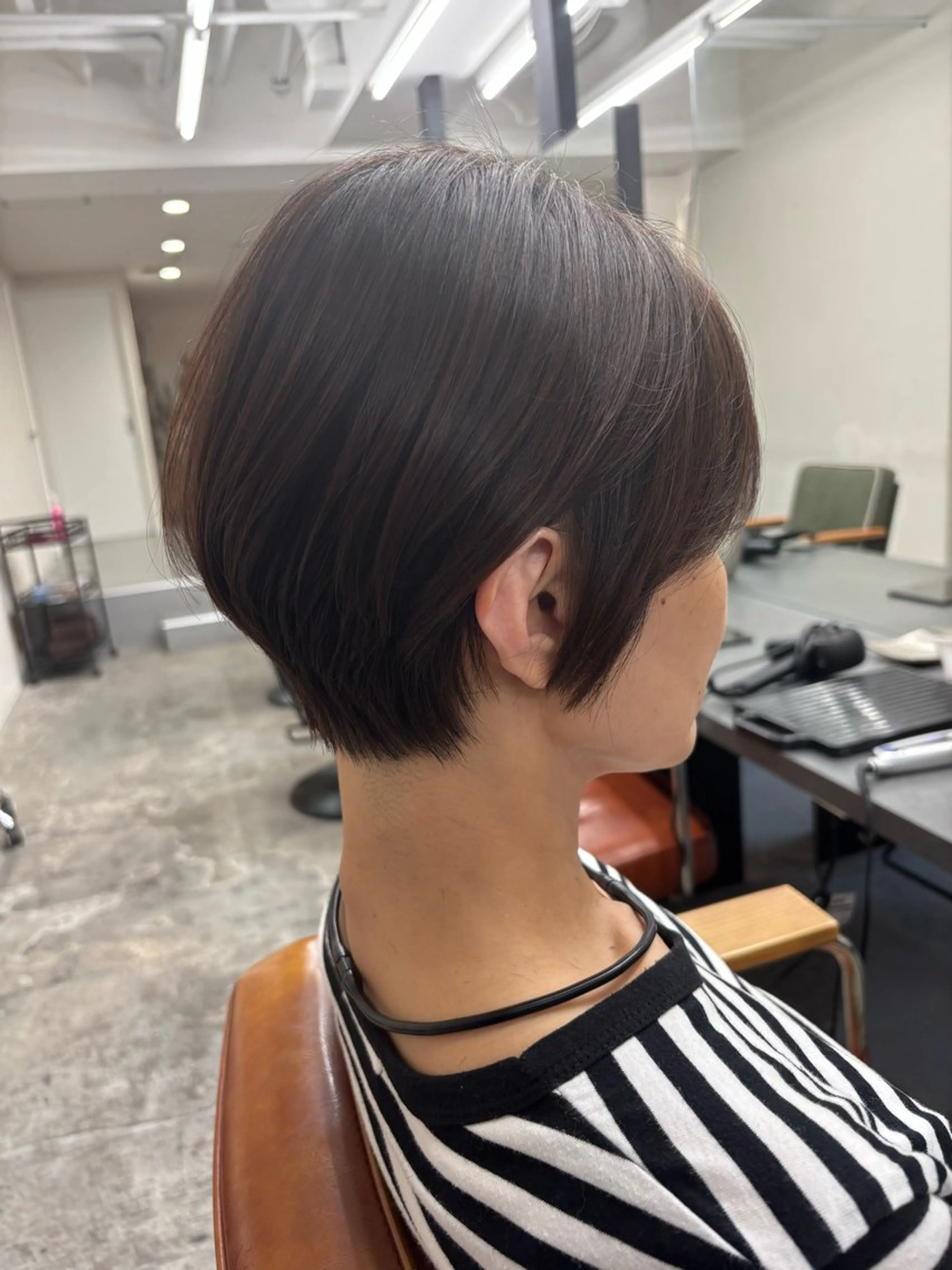 ショート 丸みショート ショートヘア nico麻生　長谷川 裕月のヘアスタイル