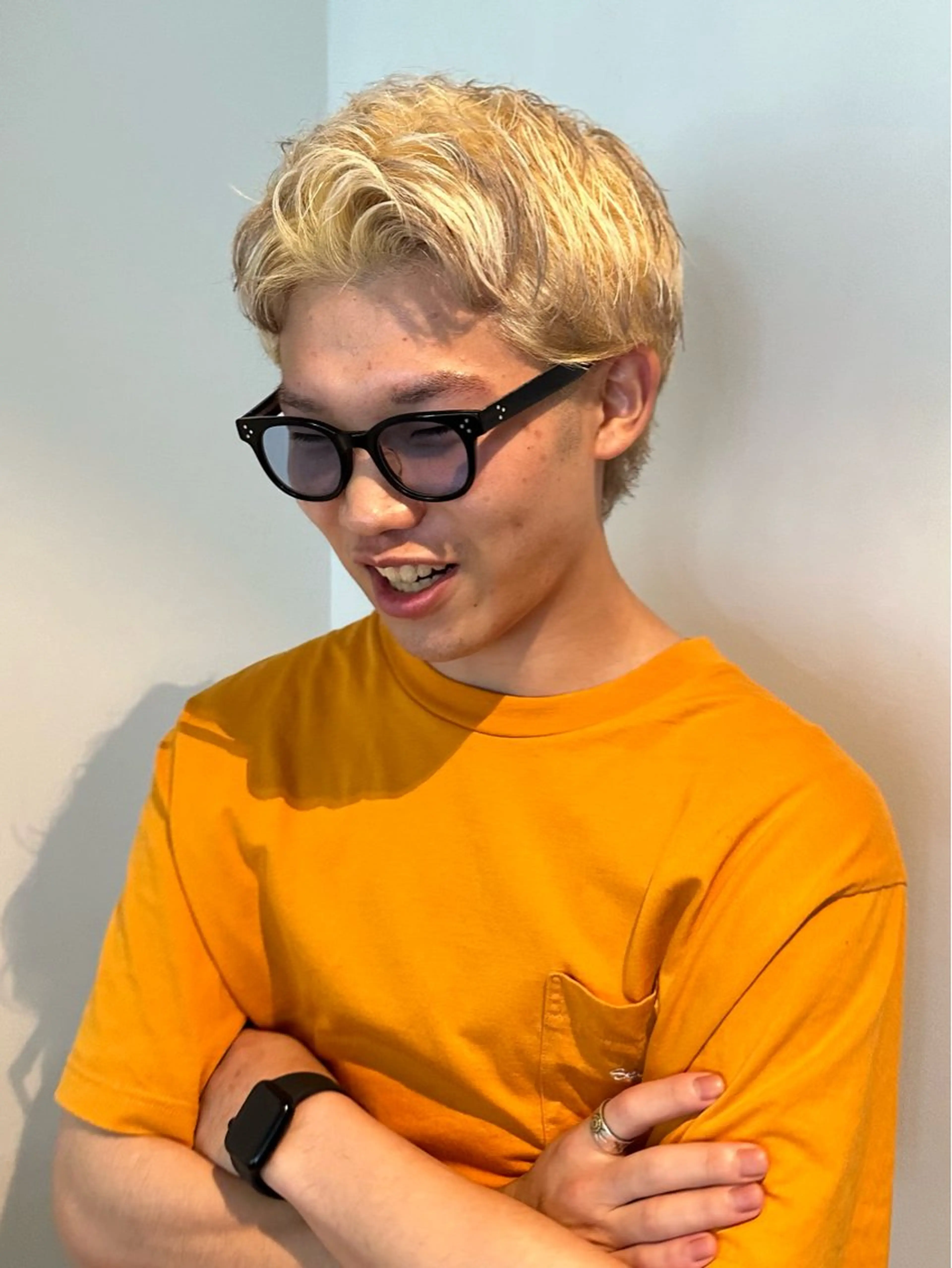 ショート カラー メンズ 🎀オイダイラ モモカ🎀のヘアスタイル