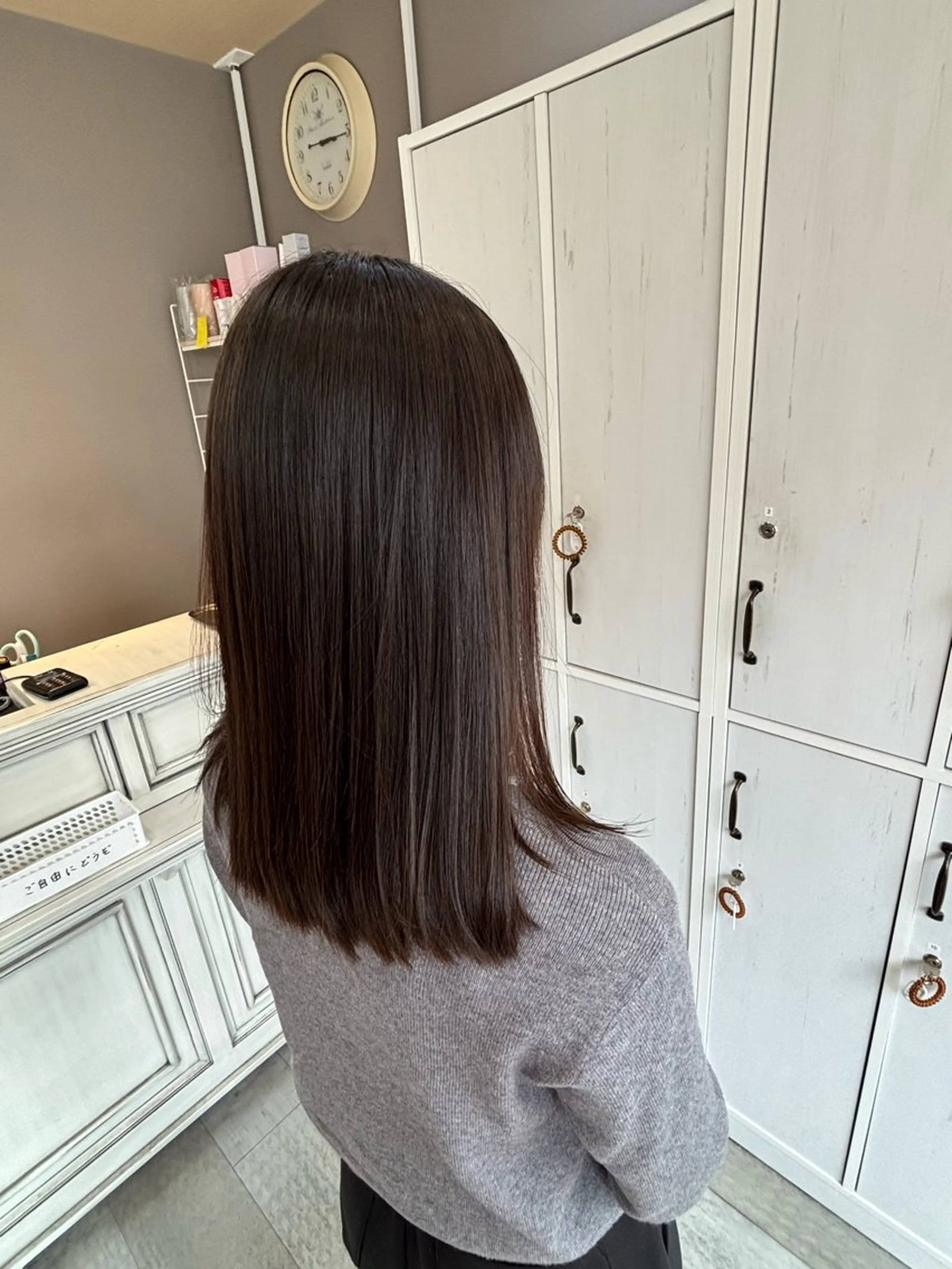 セミロング カット 縮毛矯正 🧸Fiora 🧸arashi🧸のヘアスタイル