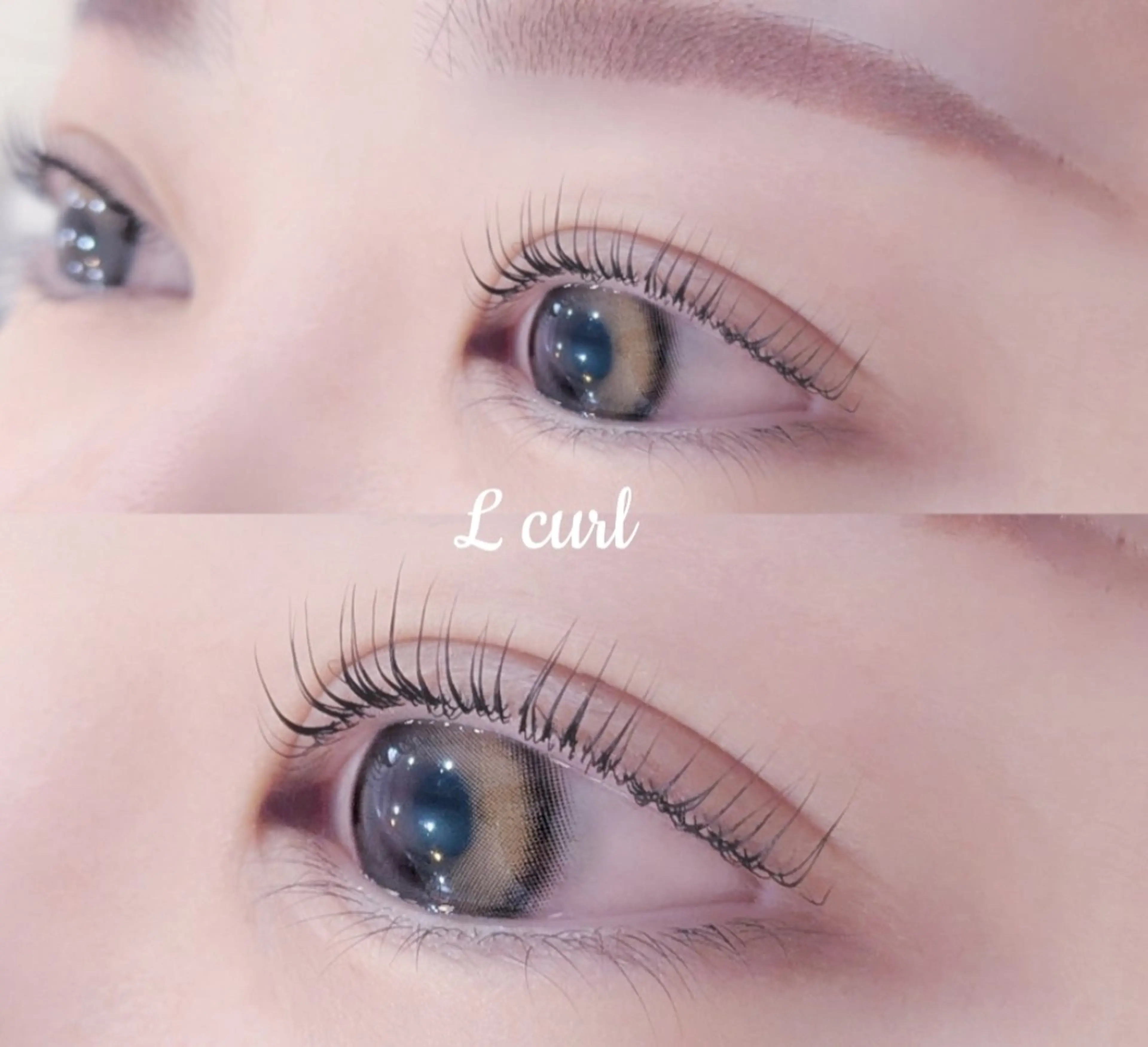 マツエク・マツパ Lカール 一重×まつ毛パーマ eyelashZen RINGO︎🤍のマツエク・マツパデザイン