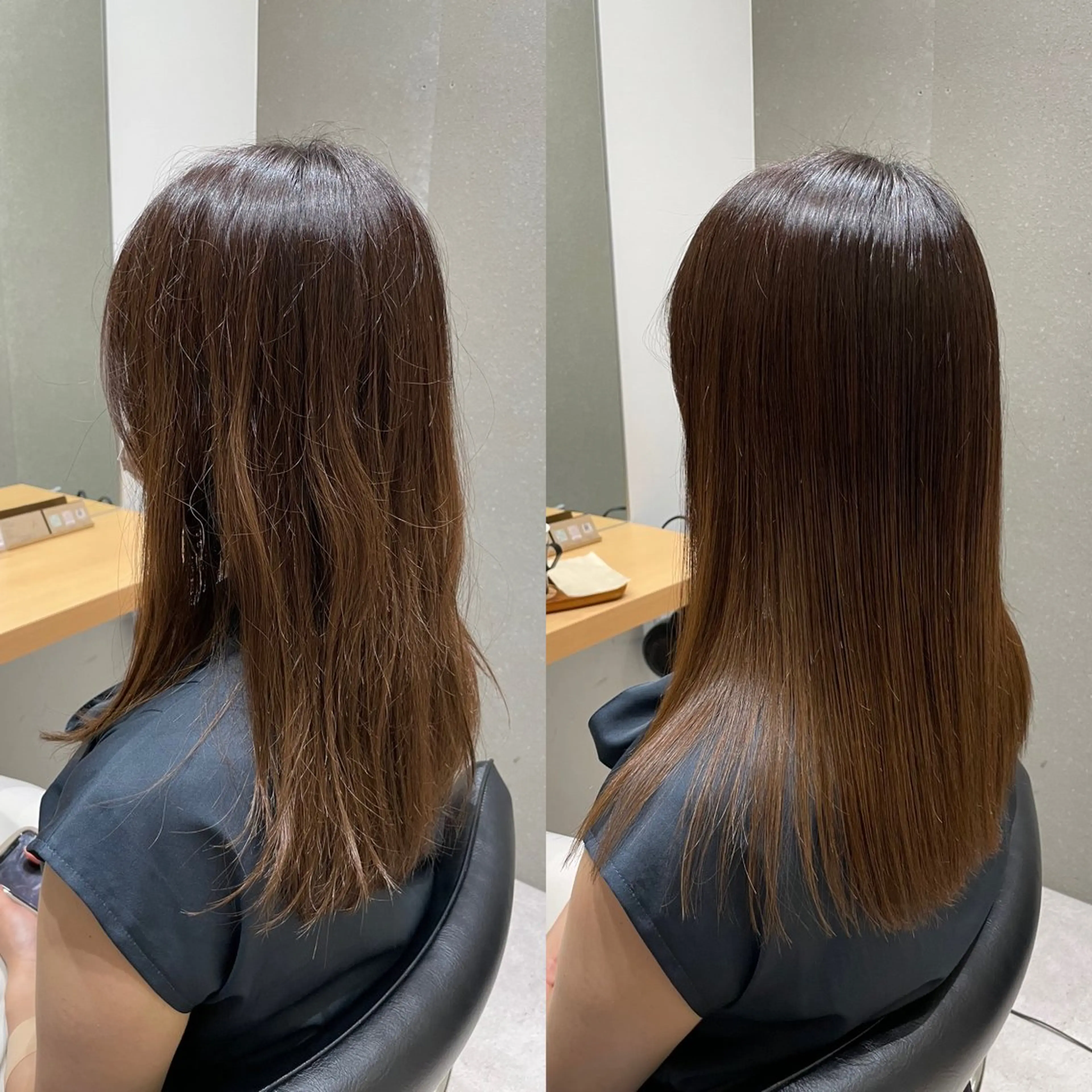 ミディアム 髪質改善 トリートメント 酸熱トリートメント 髪質改善ヘアケア 艶髪特化/上田のヘアスタイル