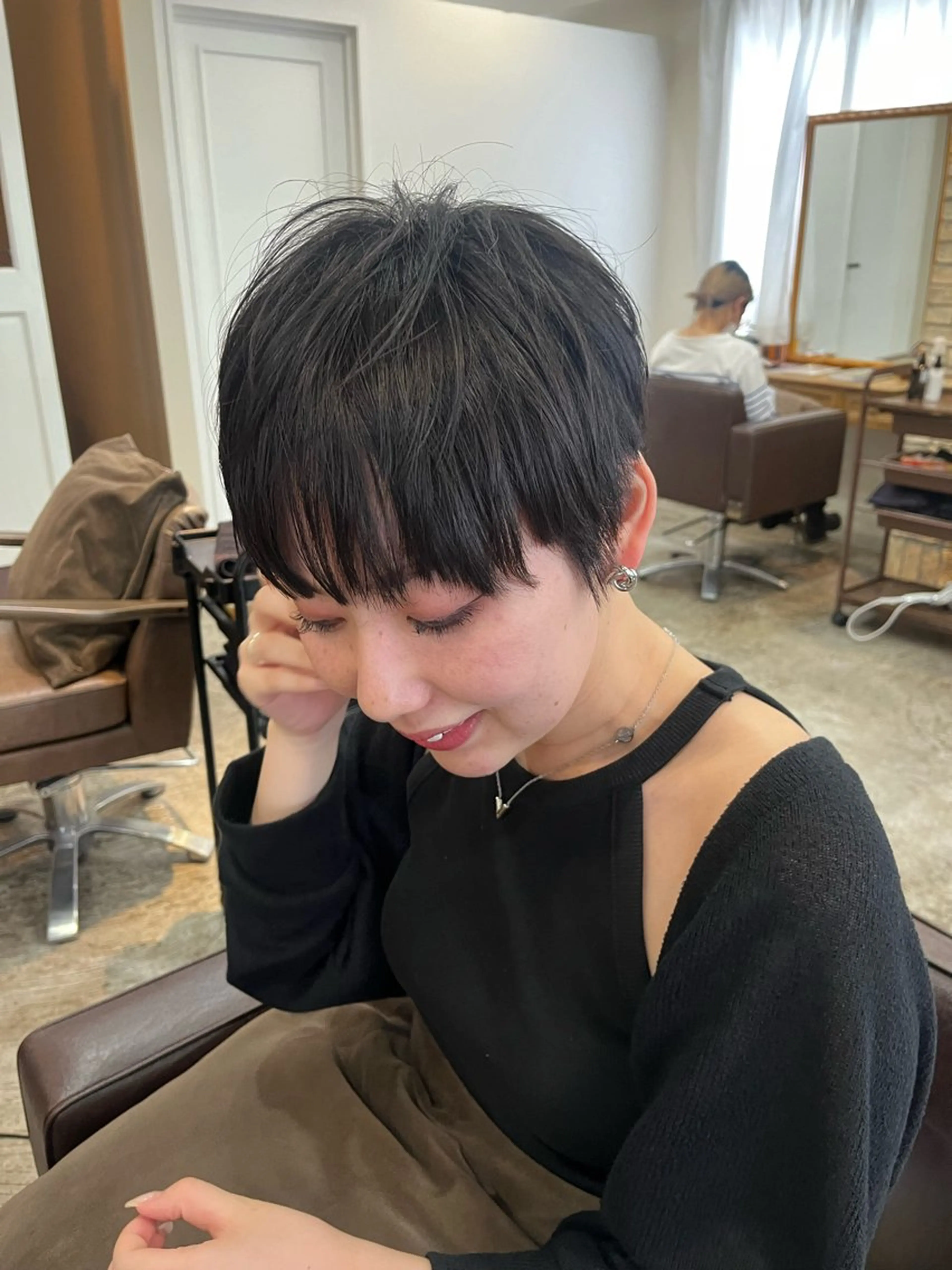 ショート カット ヘアカラー トリートメント ショートスタイル /tomo.のヘアスタイル