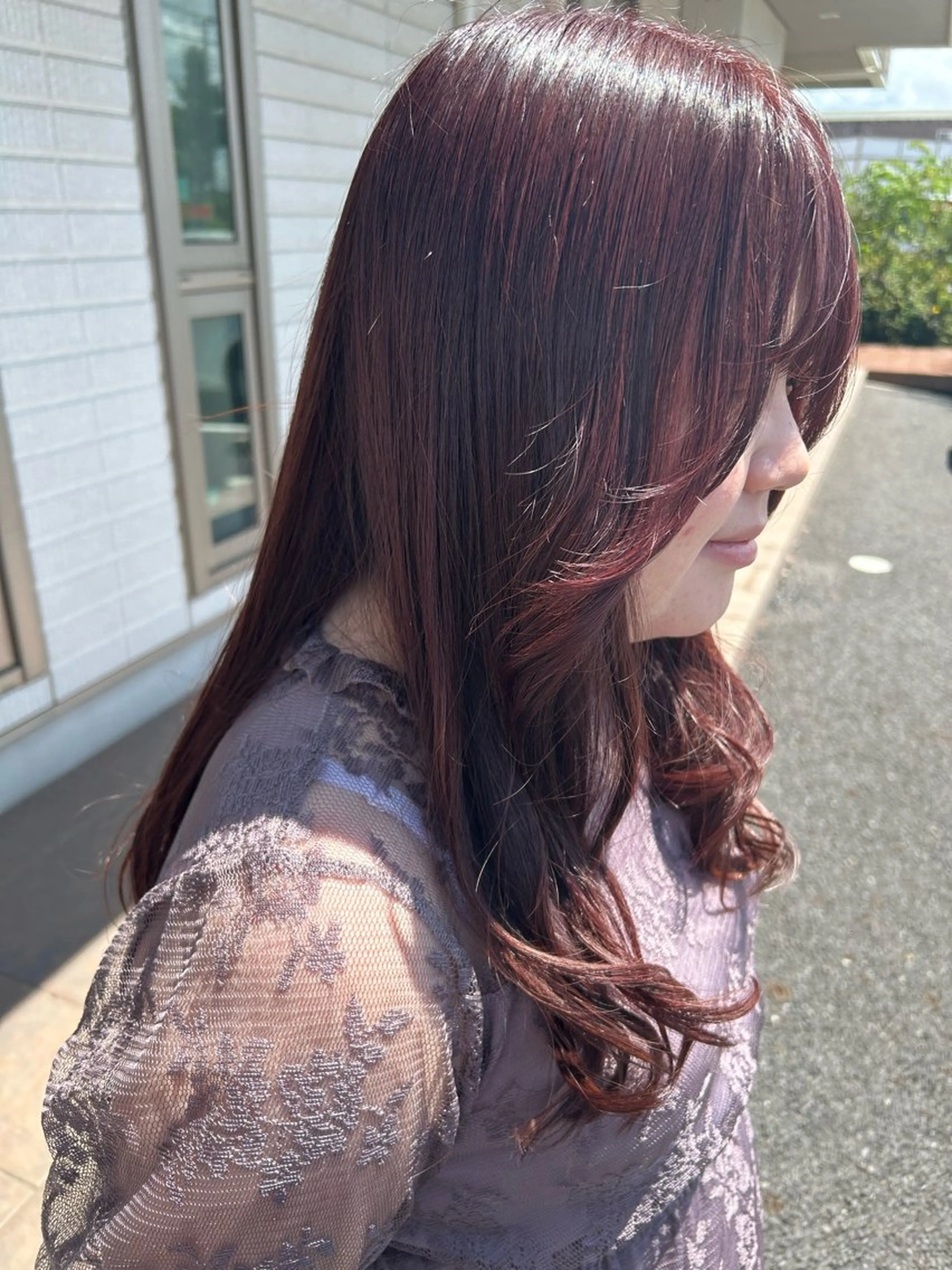 セミロング カラー カット ヘアカラー トリートメント Erina /髪質改善/艶髪🩵のヘアスタイル