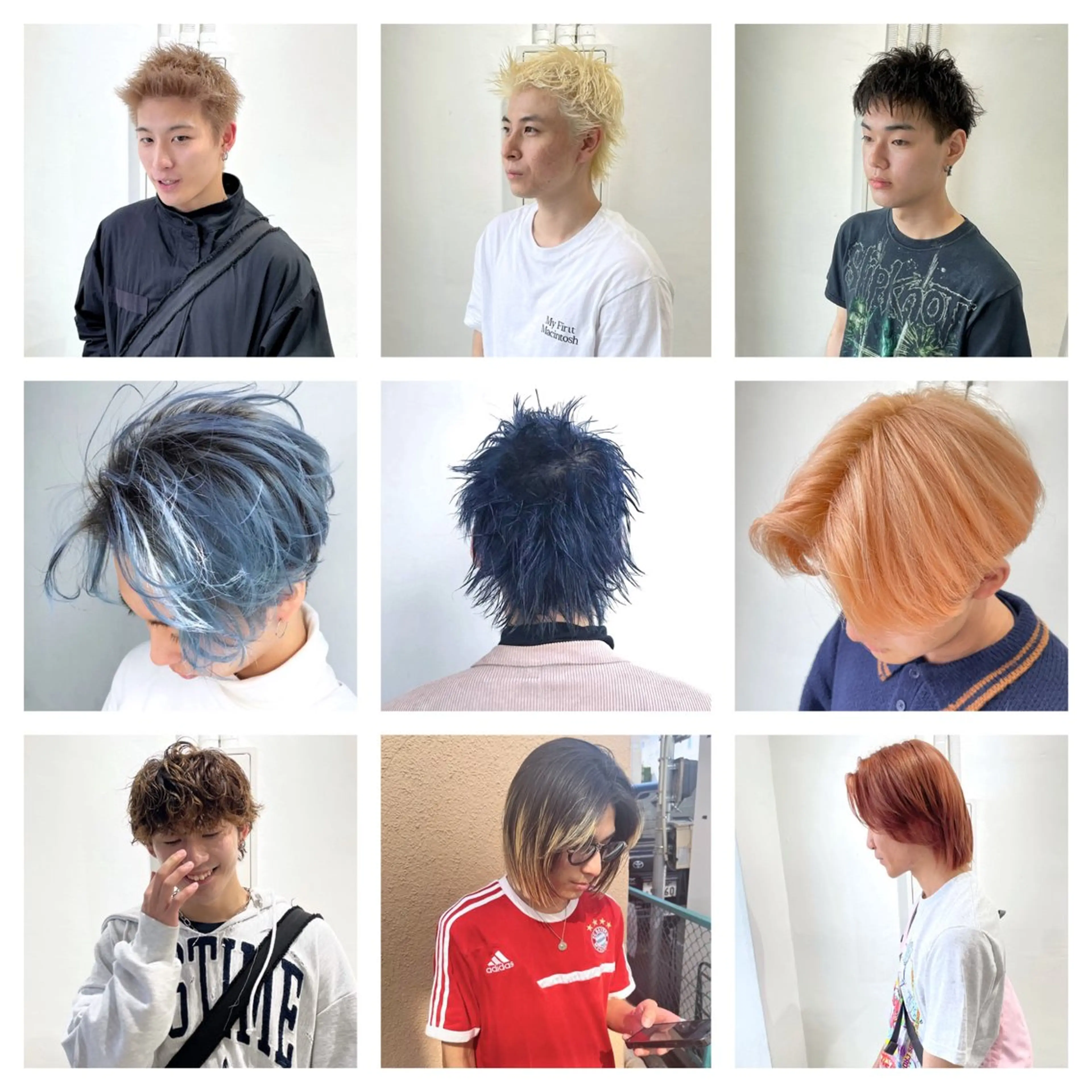 ショート カラー パーマ ブリーチ 似合わせカット Mu所属・Muミュー/ブリーチ ハイトーン　Wカラーのヘアスタイル