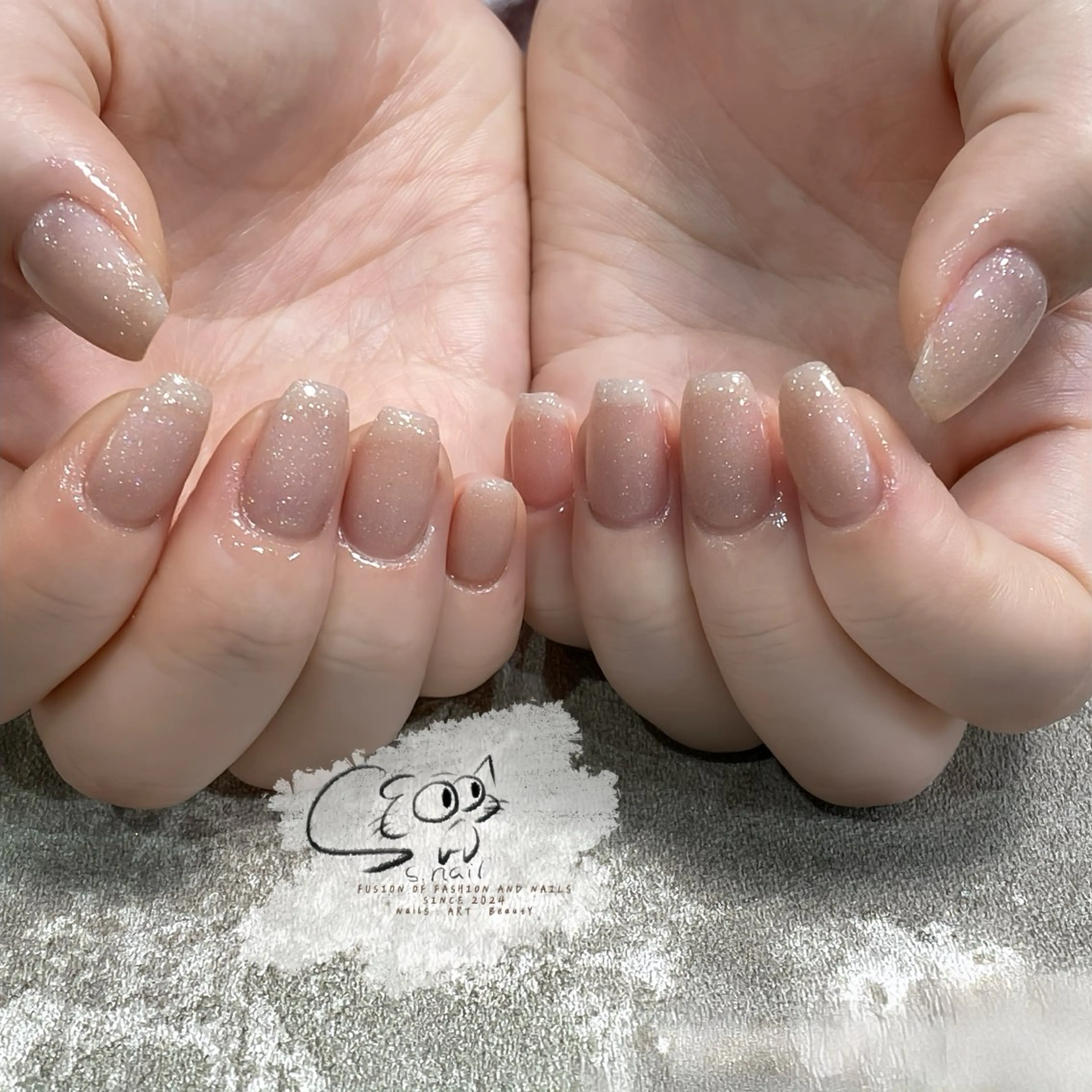 ネイル チークネイル フレンチネイル グラデーション マグネットネイル ワンカラーネイル S.nail _のネイルデザイン