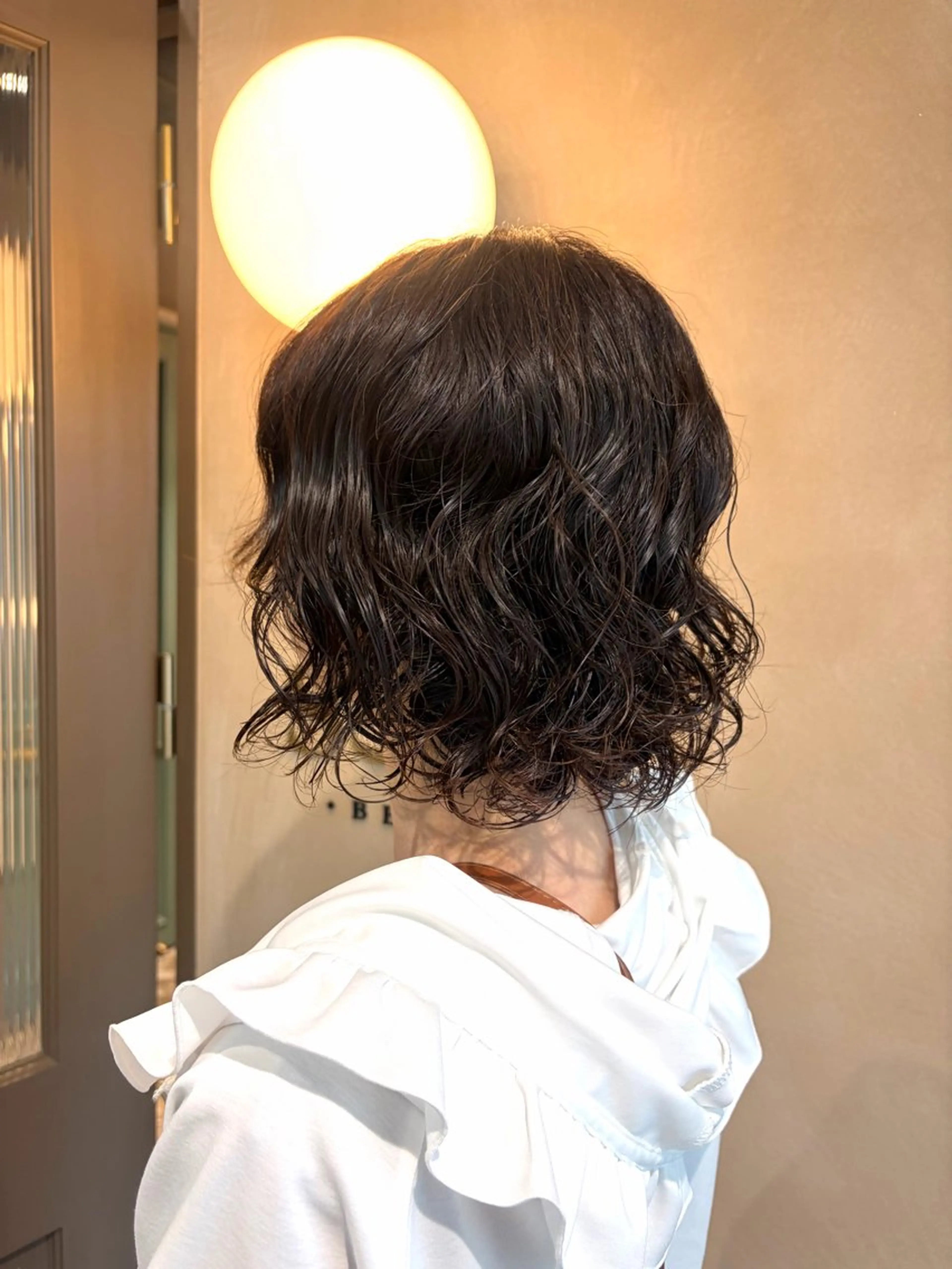 ショート パーマ カット パーマ トリートメント 黒坂 唯奈 /パーマとボブ特化のヘアスタイル