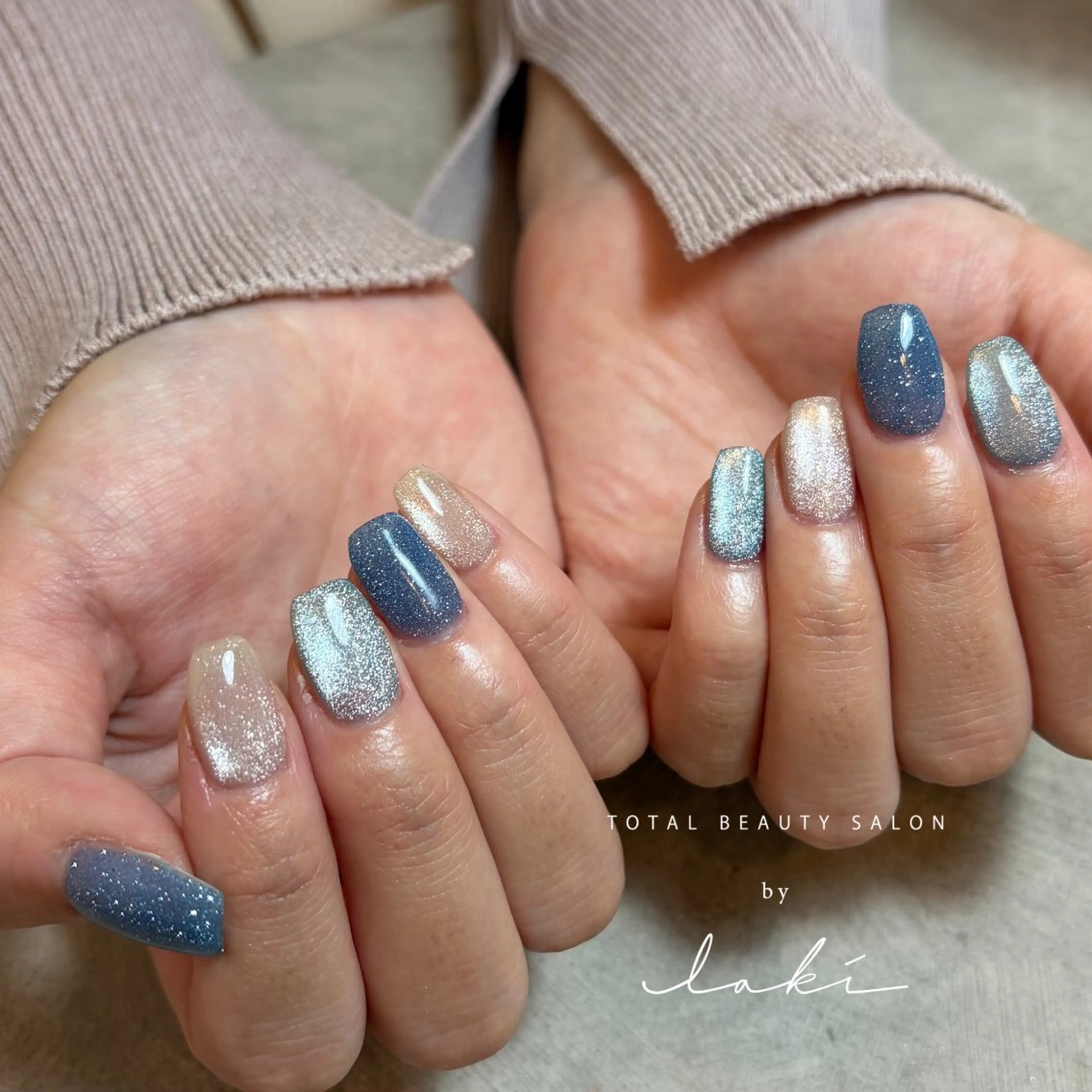 【オフなし】マグネットorフラッシュネイル💫MIXもOK💖の写真