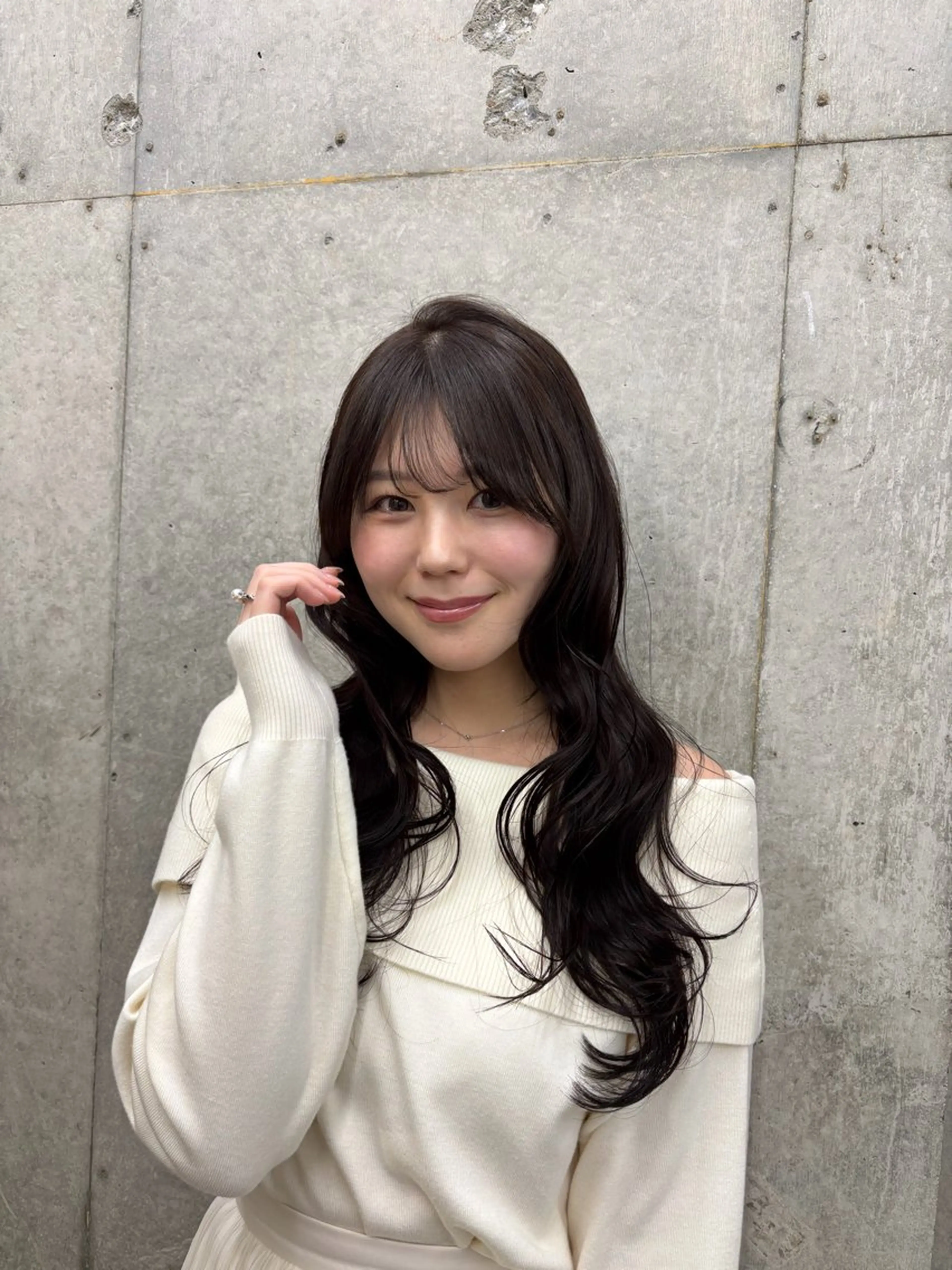 ロング カラー 髪質改善 縮毛矯正 トリートメント ヘアカラー 縮毛矯正 トリートメント すぐ巻ける縮毛矯正 🍀勝倉　麗のヘアスタイル