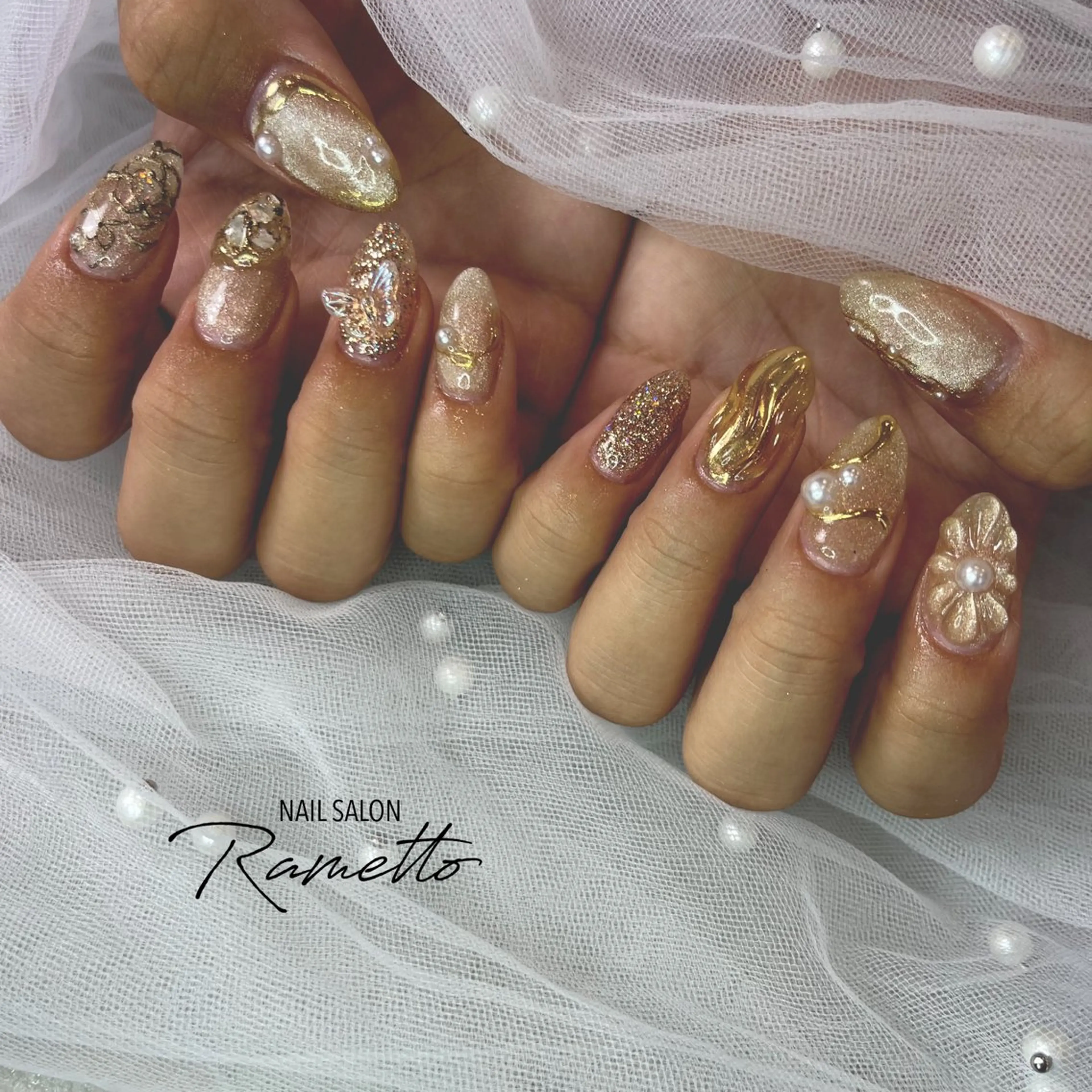 ネイル ハンドネイル NAILSALON Ramettoのネイルデザイン