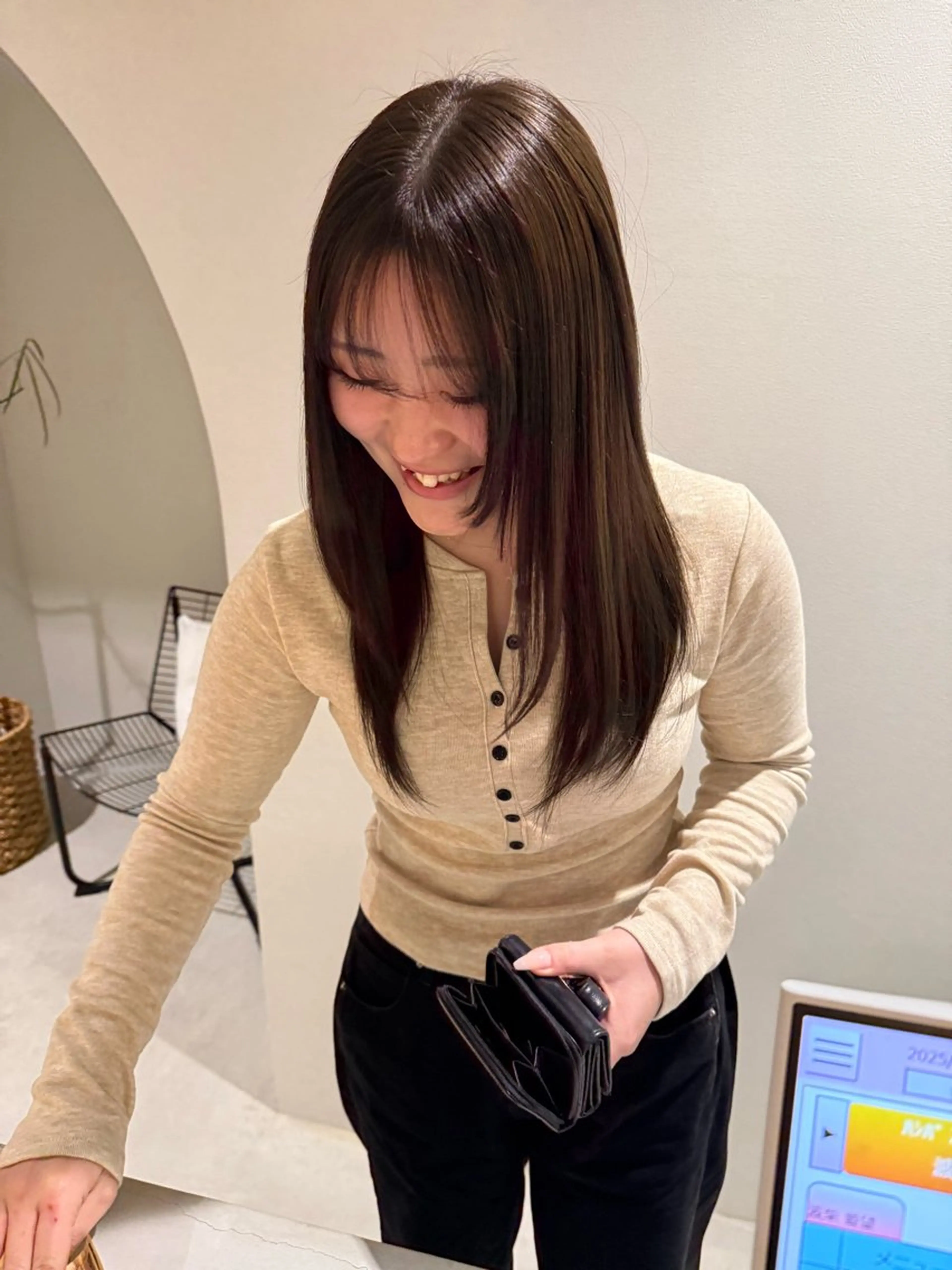 カラー 髪質改善 檜 果歩のヘアスタイル