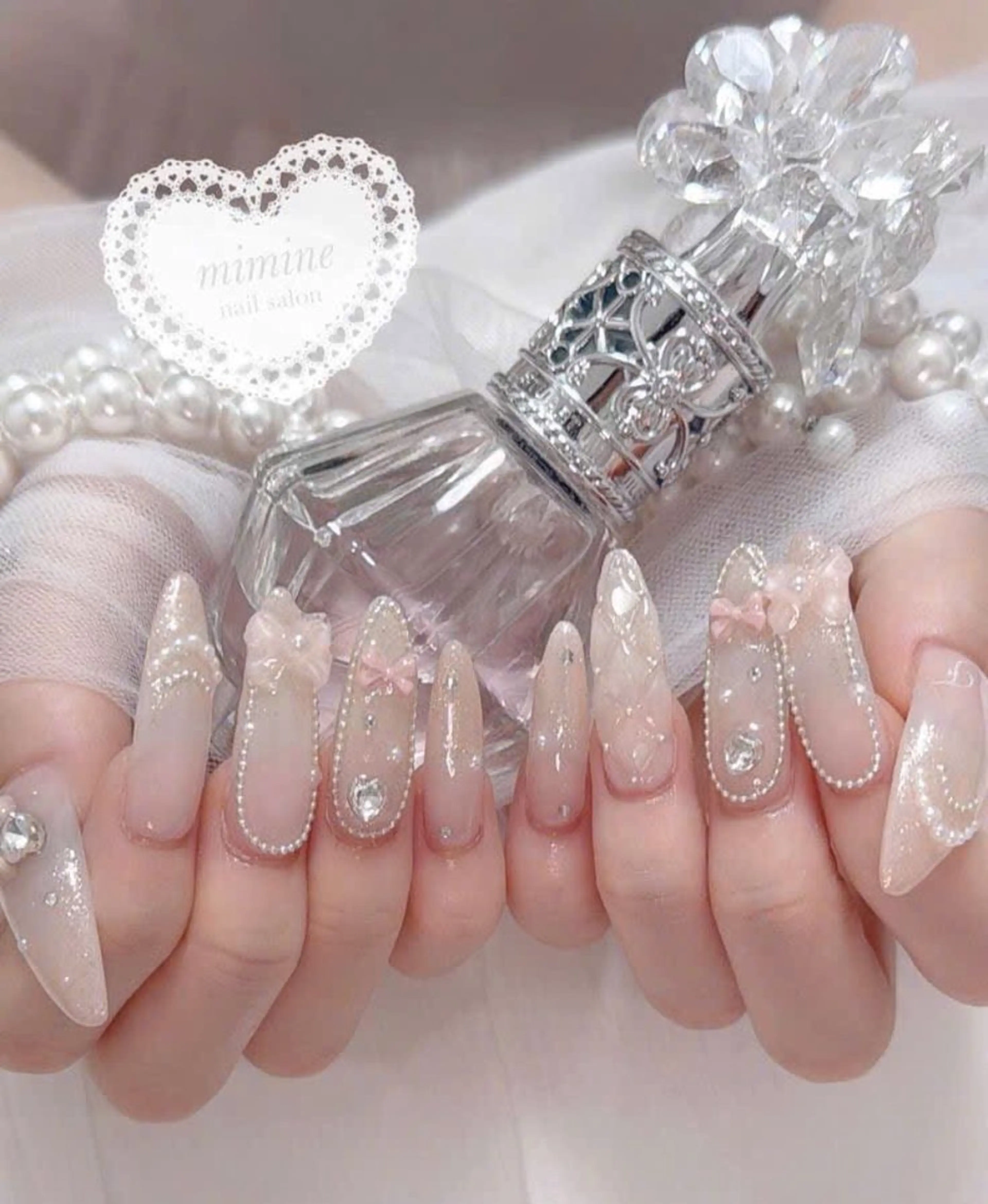 ネイル グラデーション ラメ(グリッター) マグネットネイル ミラーネイル ニュアンスネイル ハンドネイル Lumi de nailsのネイルデザイン