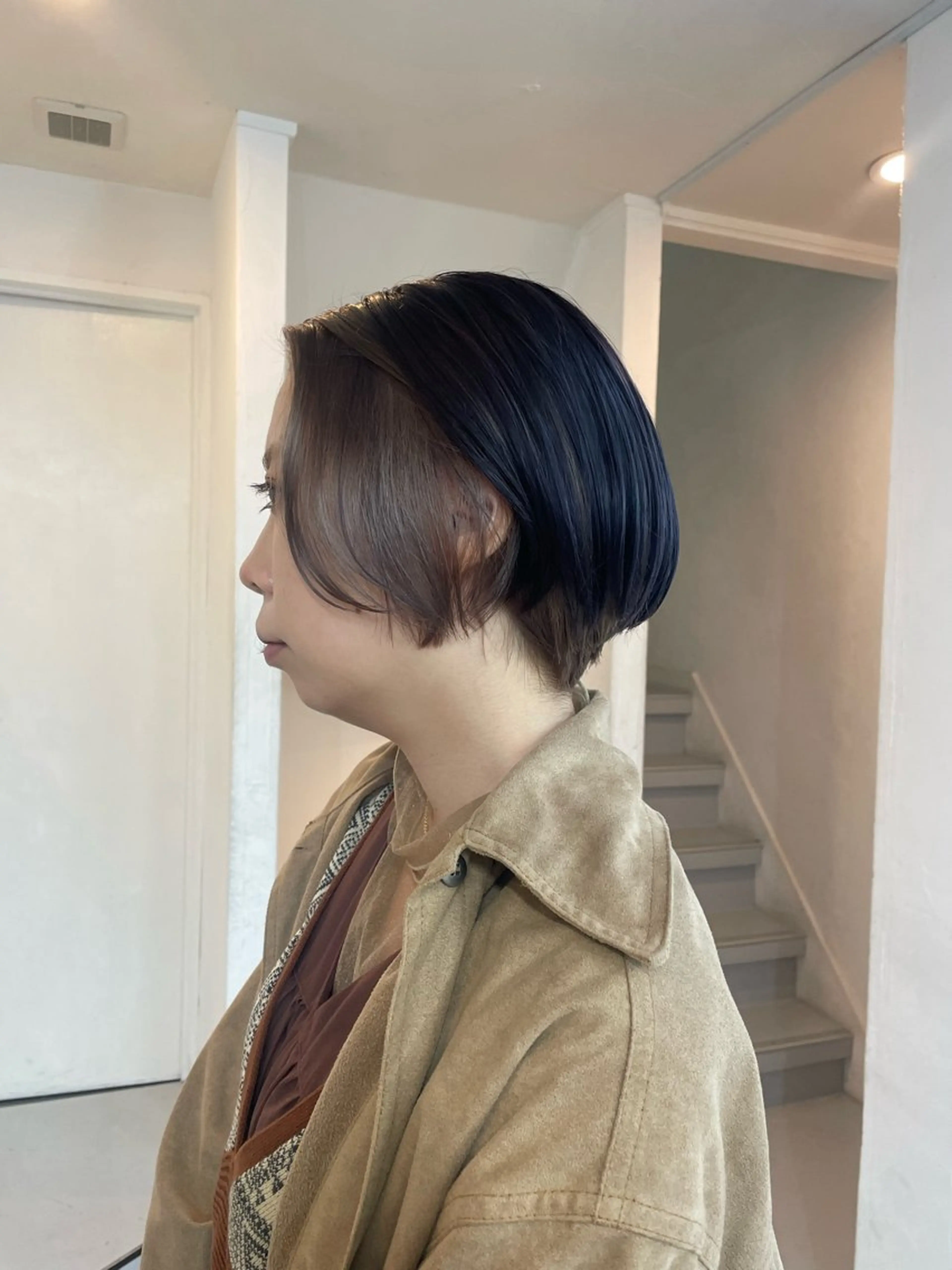 ショート カラー 🦠デザインカラー/ 魚瀬あおい🦠のヘアスタイル