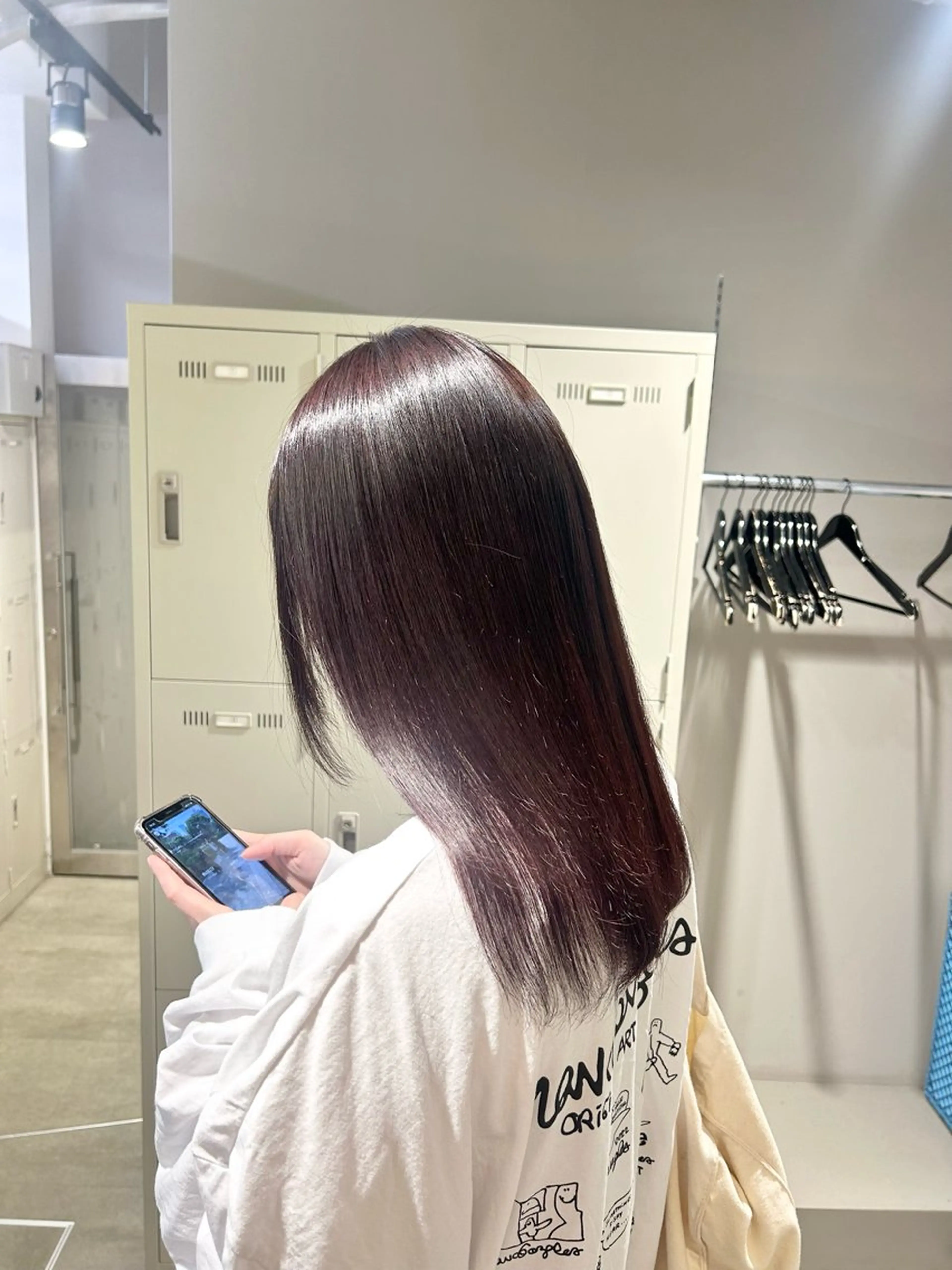 カラー ヘアカラー トリートメント 透明感ベージュ🤎 ナチュラルレイヤーのヘアスタイル