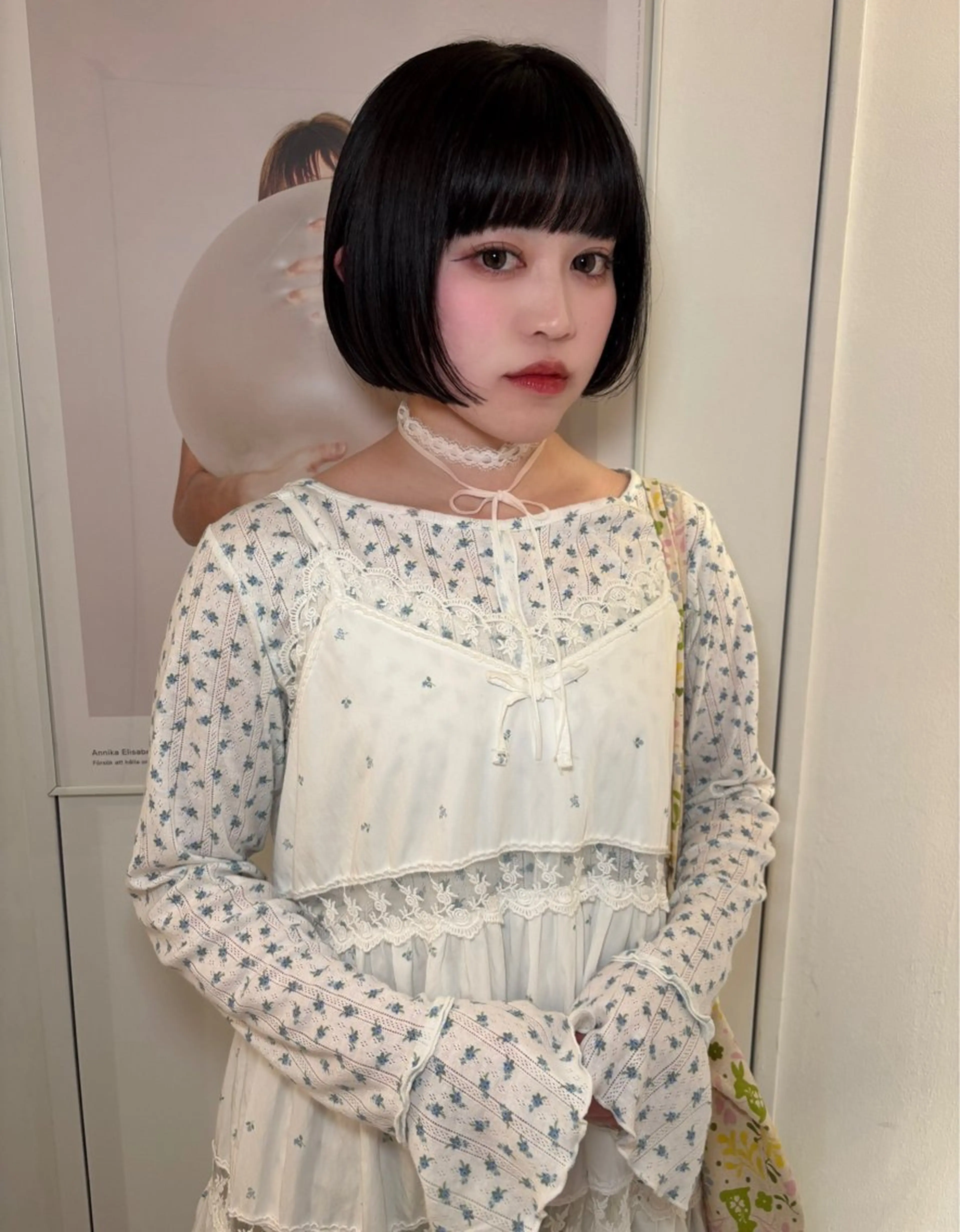 ショート カラー カット ヘアカラー riria/ボブ /透明感カラー🎀のヘアスタイル