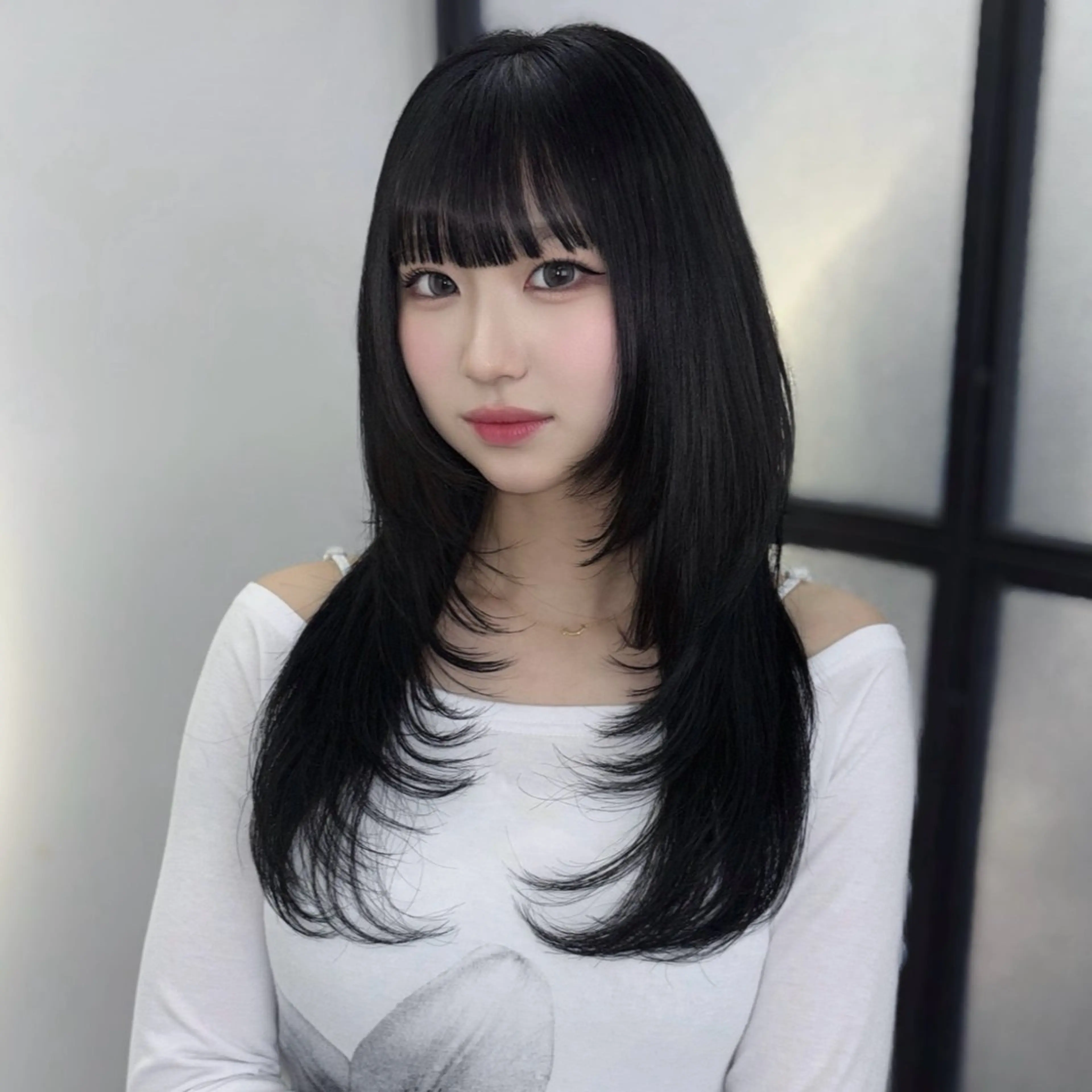 ロング カラー カット Ren. 🦋デザインカラーのヘアスタイル