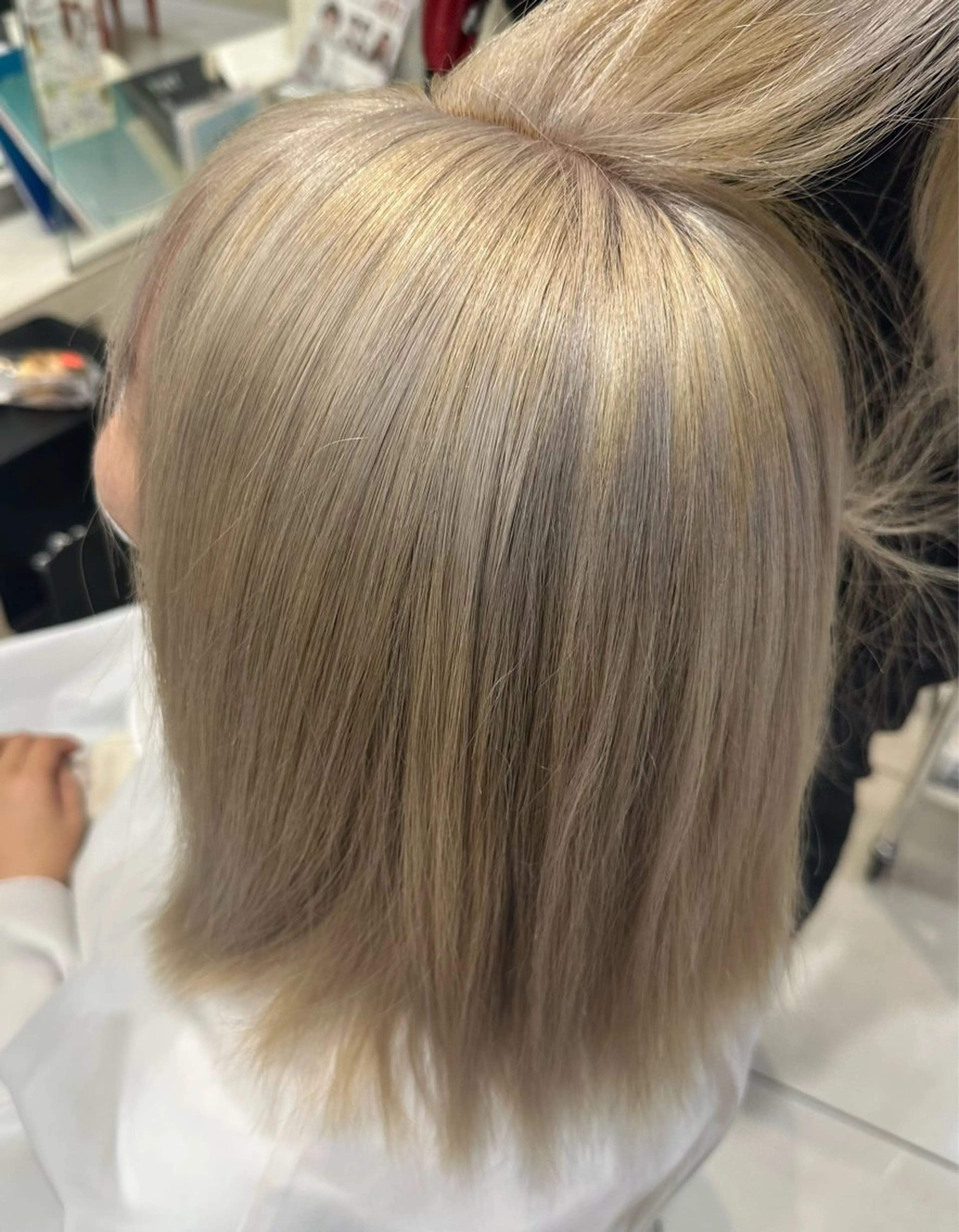 カラー 艶髪/ブリーチなし Wカラー🌺yuiのヘアスタイル