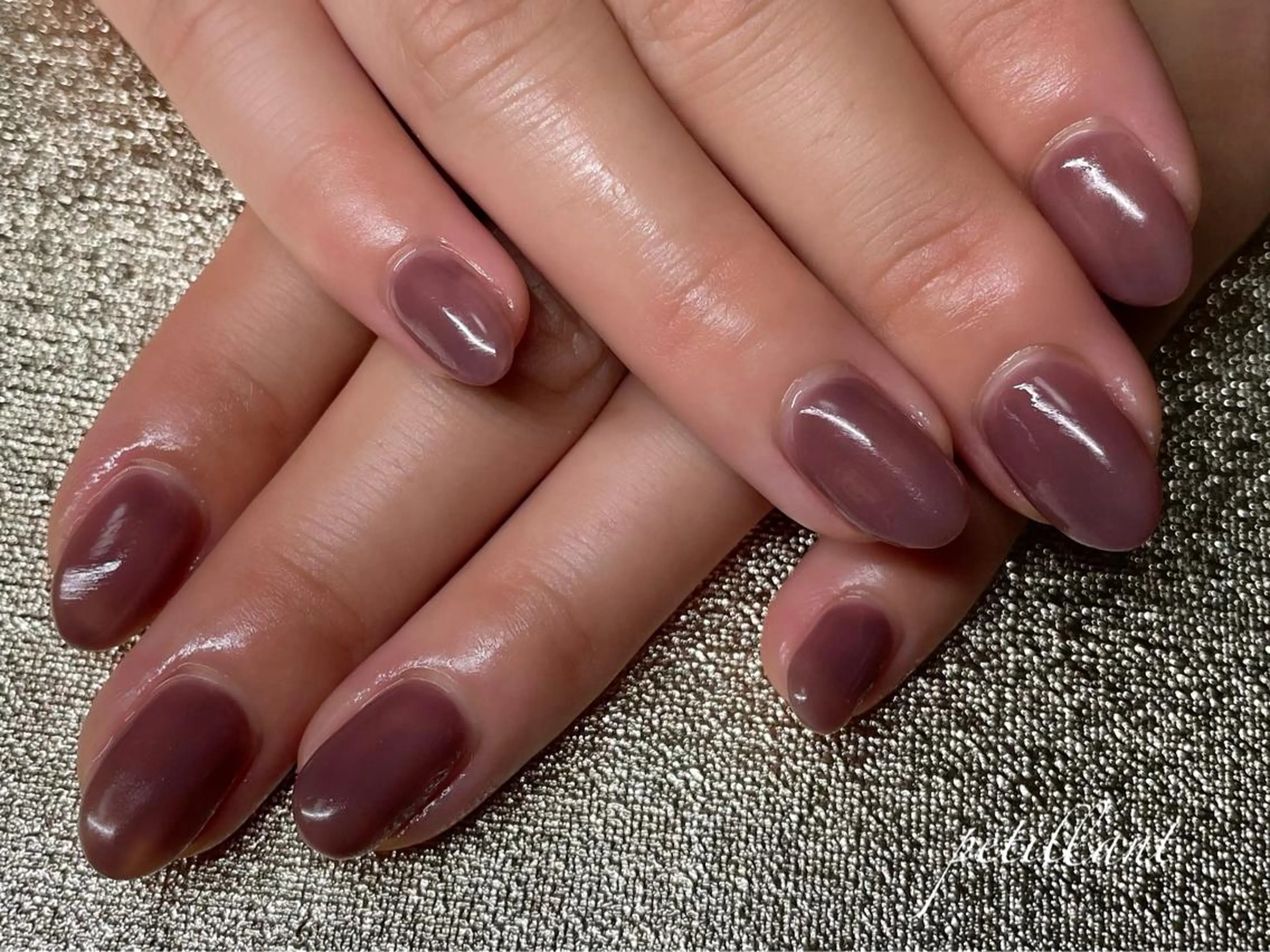 ネイル クリアネイル ワンカラーネイル petillant所属・nail salon petillantのネイルデザイン